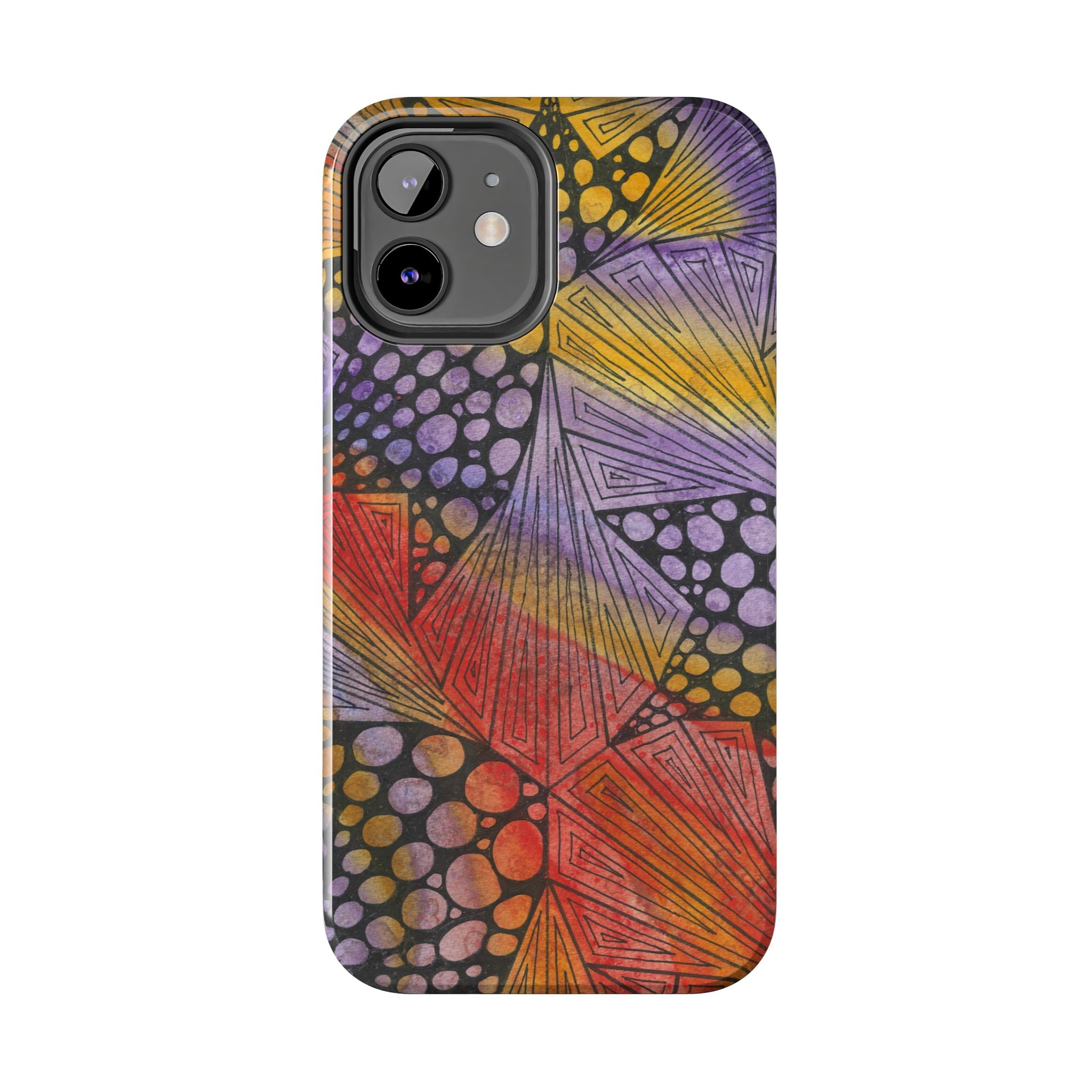 Tough Phone Case - All iPhones and Samsung Galaxys - Exciting Abstract Design #82 Fighting Delusions