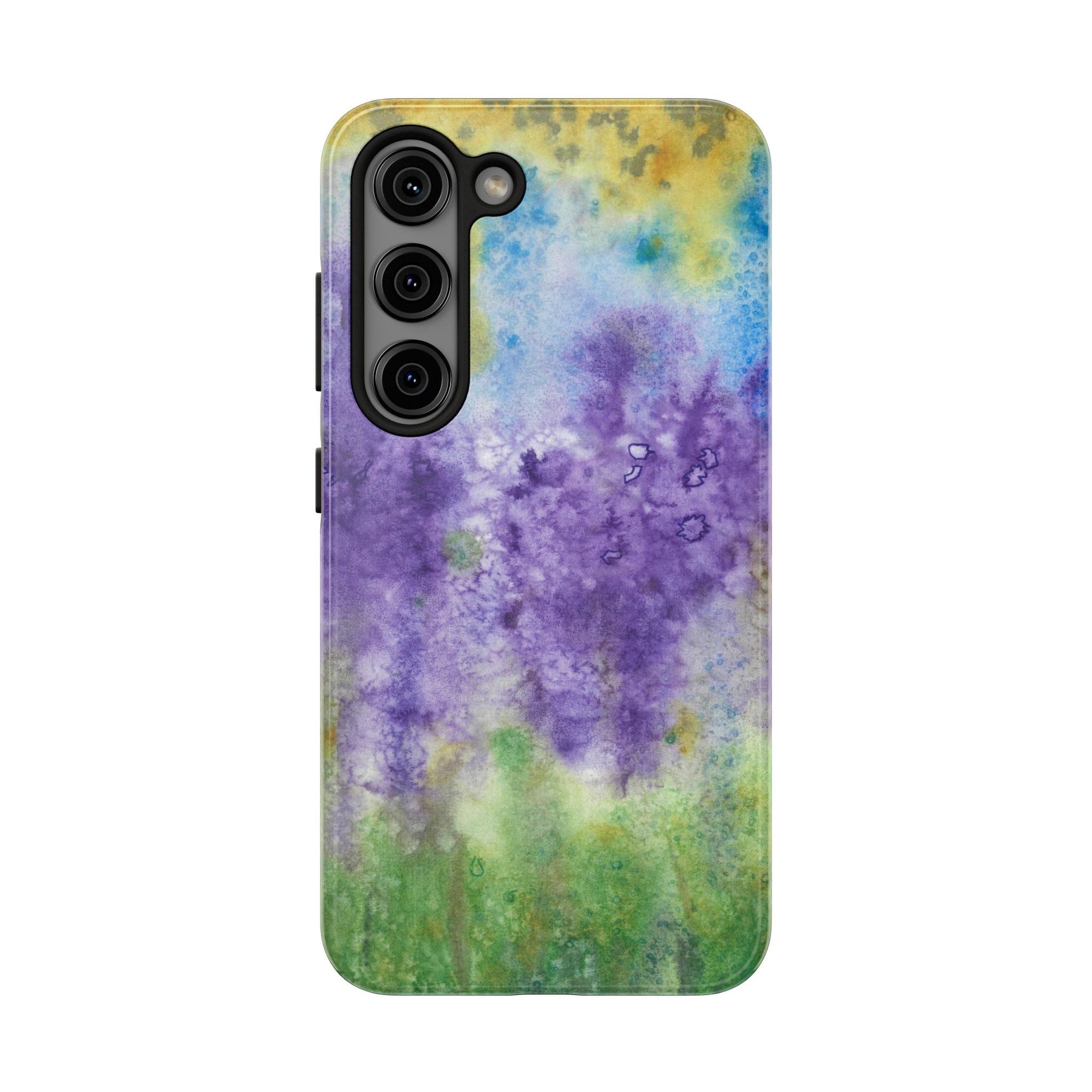 Tough Phone Case - All iPhones and Samsung Galaxys - Exciting Abstract Design #74 Lavender Fields