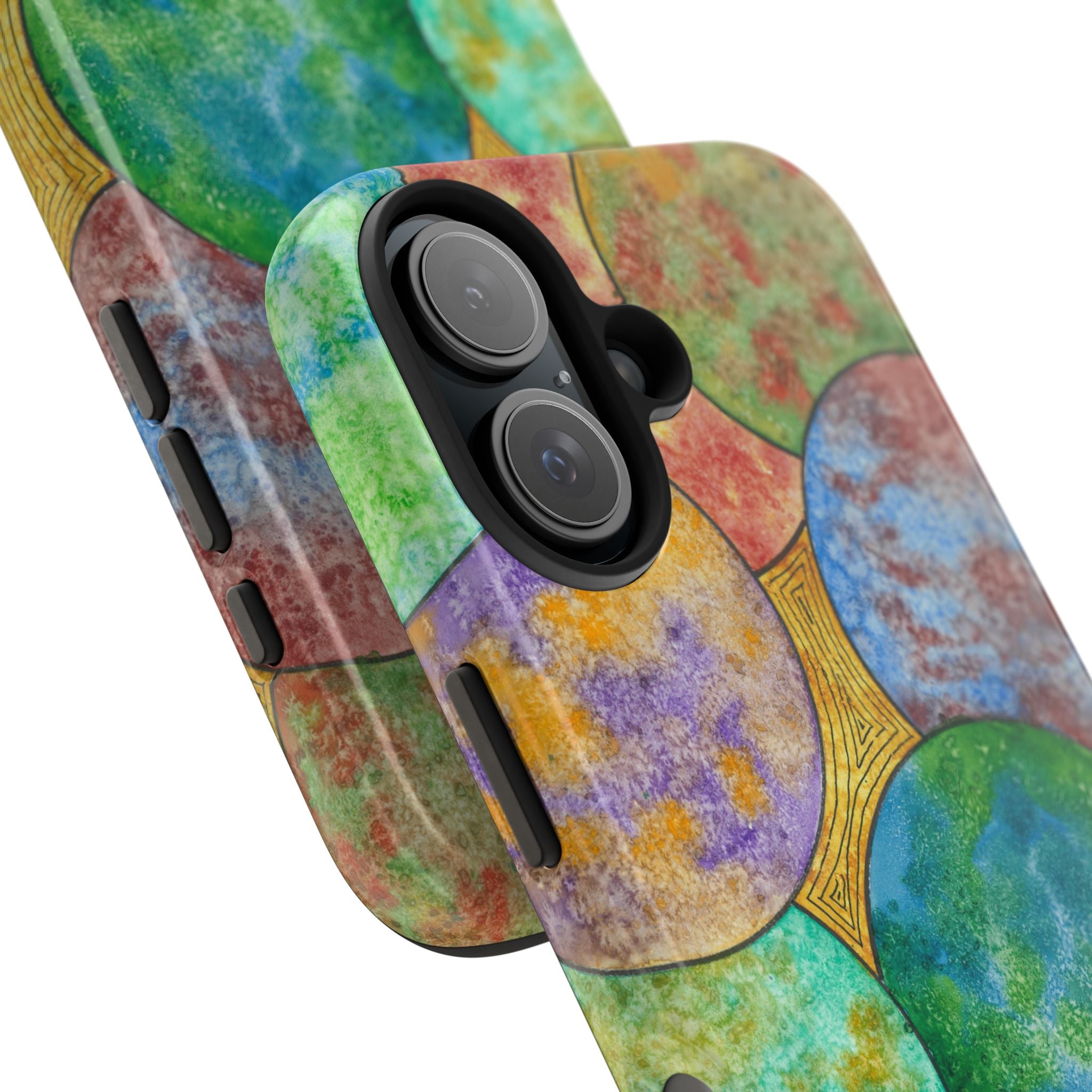 Tough Phone Case - All iPhones and Samsung Galaxys - Exciting Abstract Design #61 Worlds Apart