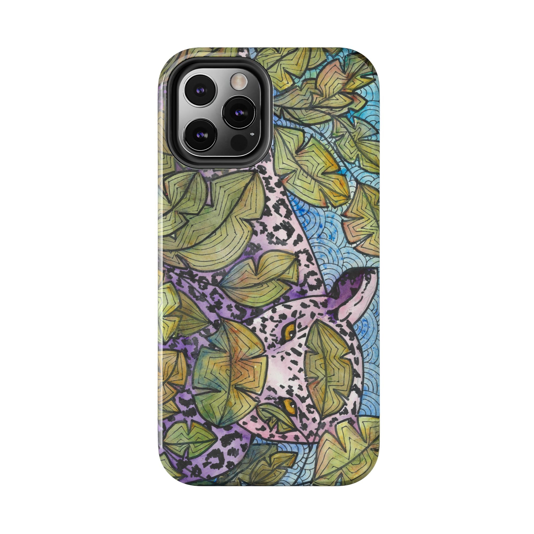 Tough Phone Case - All iPhones and Samsung Galaxys - Exciting Abstract Design #76 Purrfect Blend