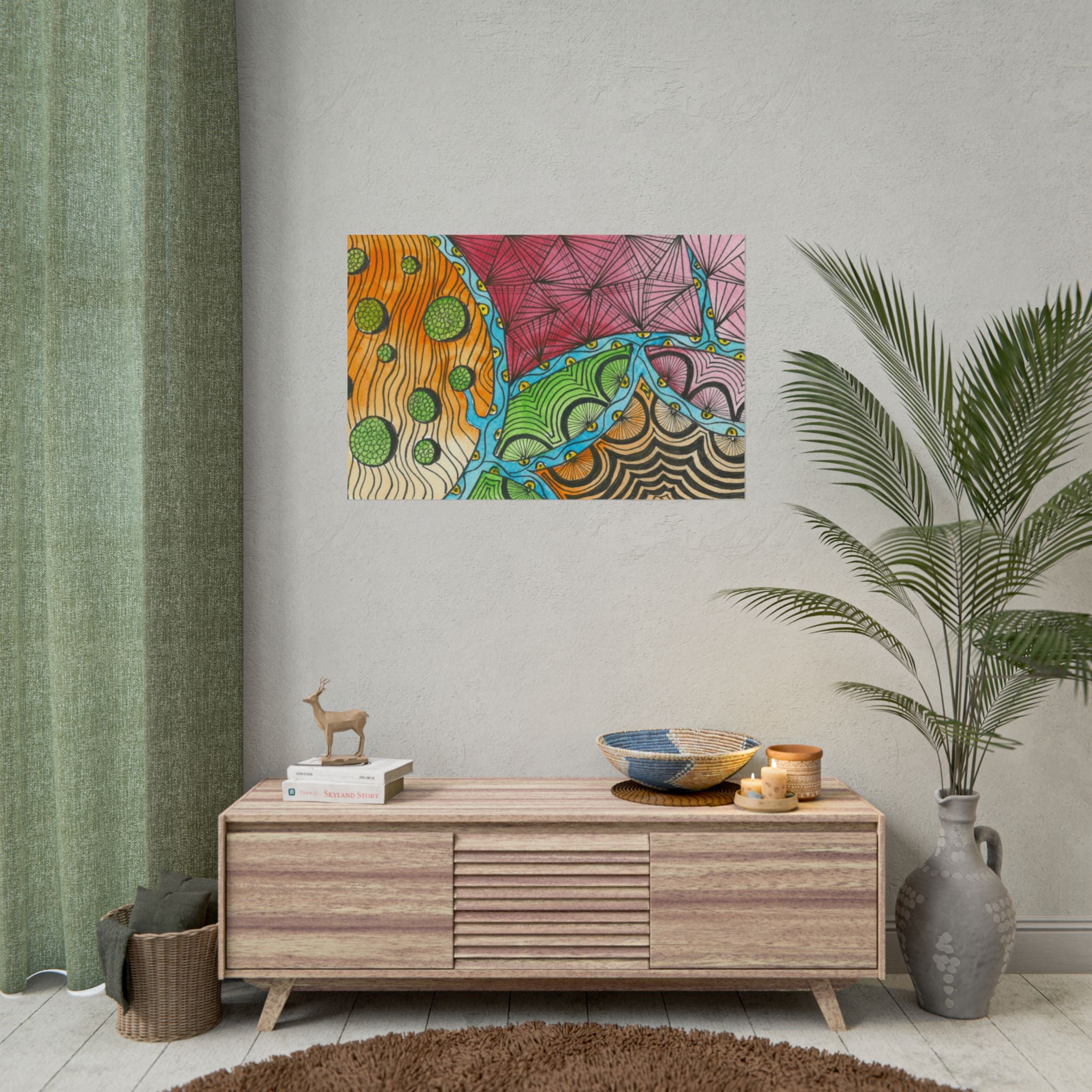Large Colourful Wall Art, Posters & Prints, For Office, Bedroom or Living Room, or Special Gift #11 Today's The Day