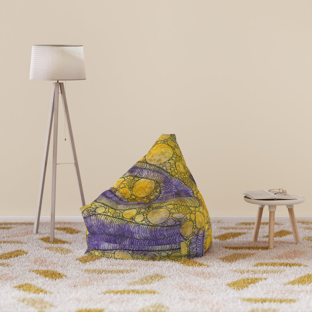 Bean Bag Chair Covers For Indoor & Outdoor - 2 Sizes - Exciting Abstract Design #64 Is Now A Good Time?