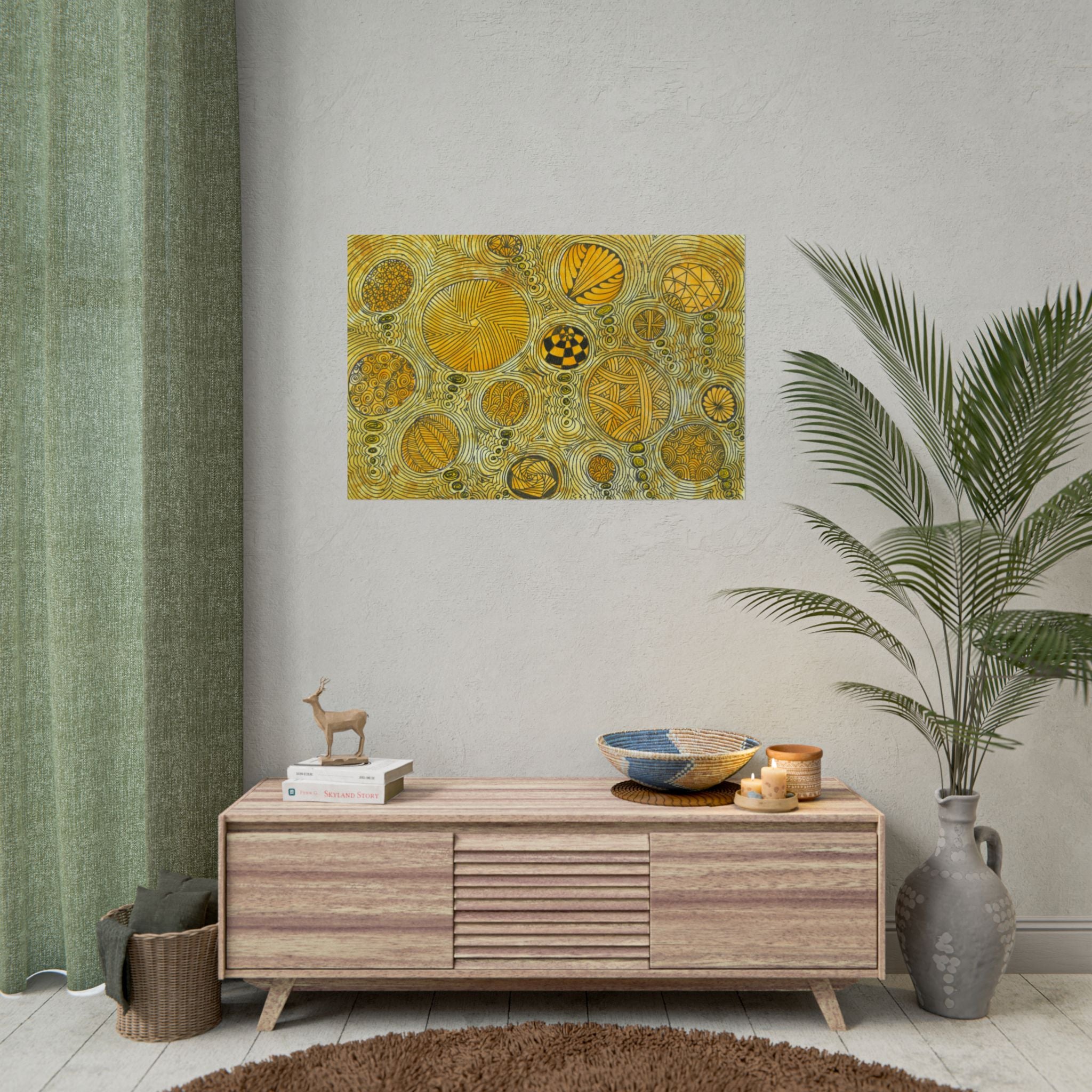 Large Colourful Wall Art, Posters & Prints, For Office, Bedroom or Living Room, or Special Gift #38 The Conversationalist