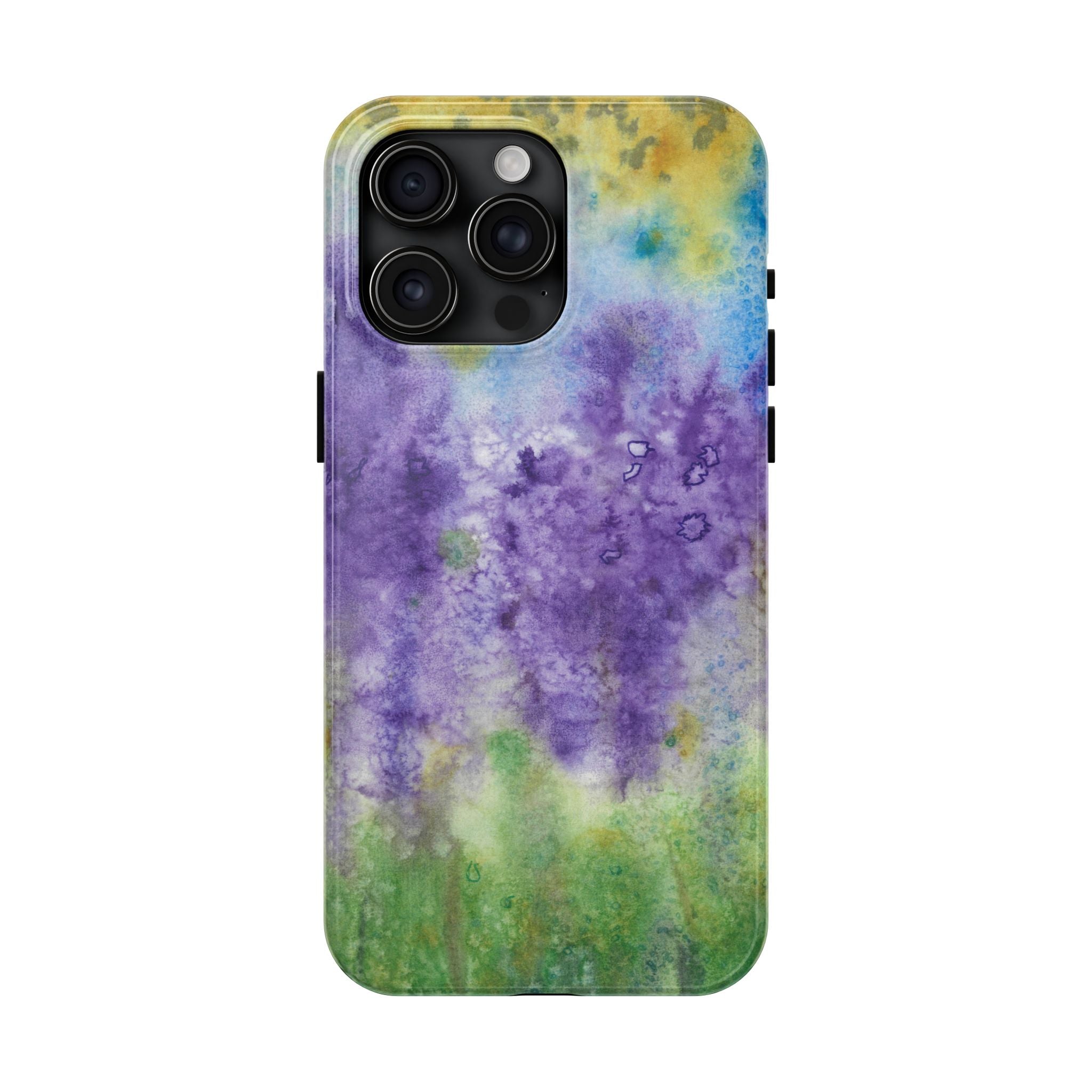 Tough Phone Case - All iPhones and Samsung Galaxys - Exciting Abstract Design #74 Lavender Fields