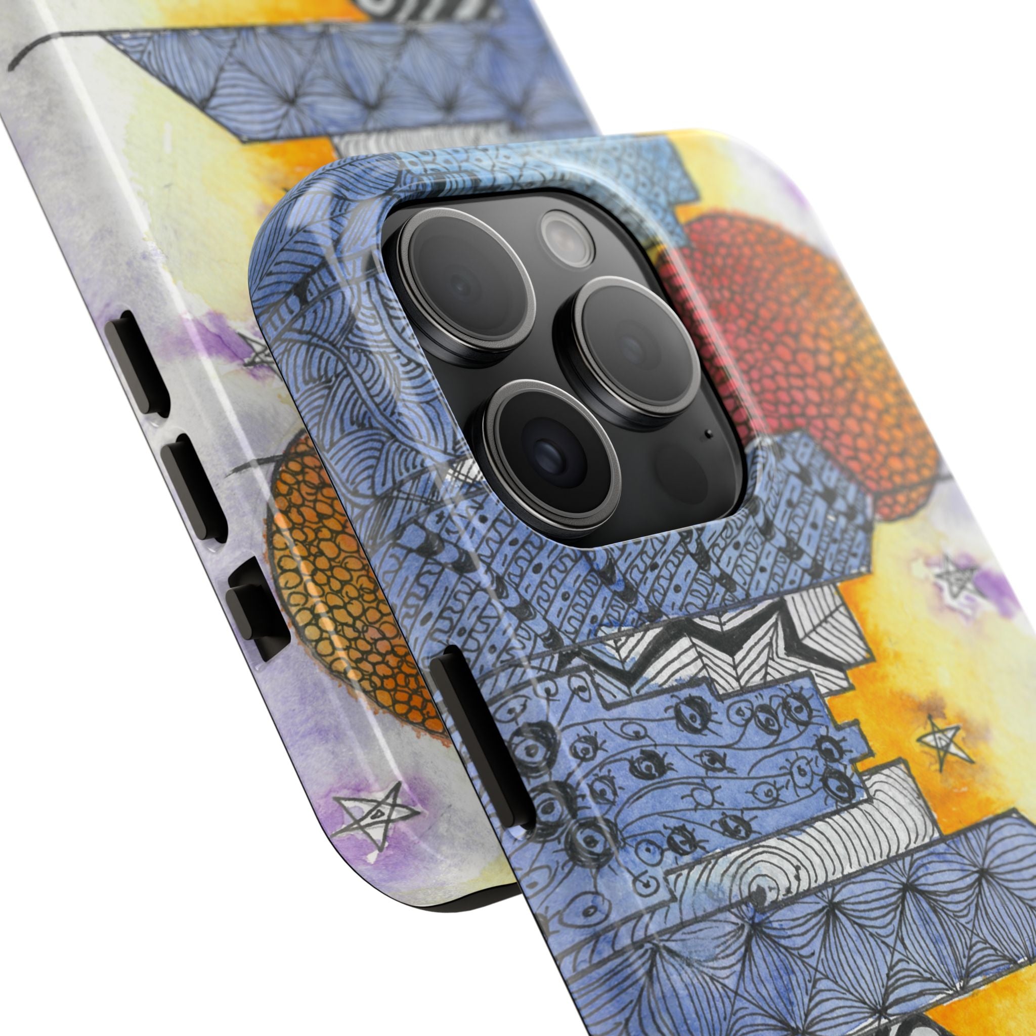 Tough Phone Case - All iPhones and Samsung Galaxys - Exciting Abstract Design #5 In The Shadows