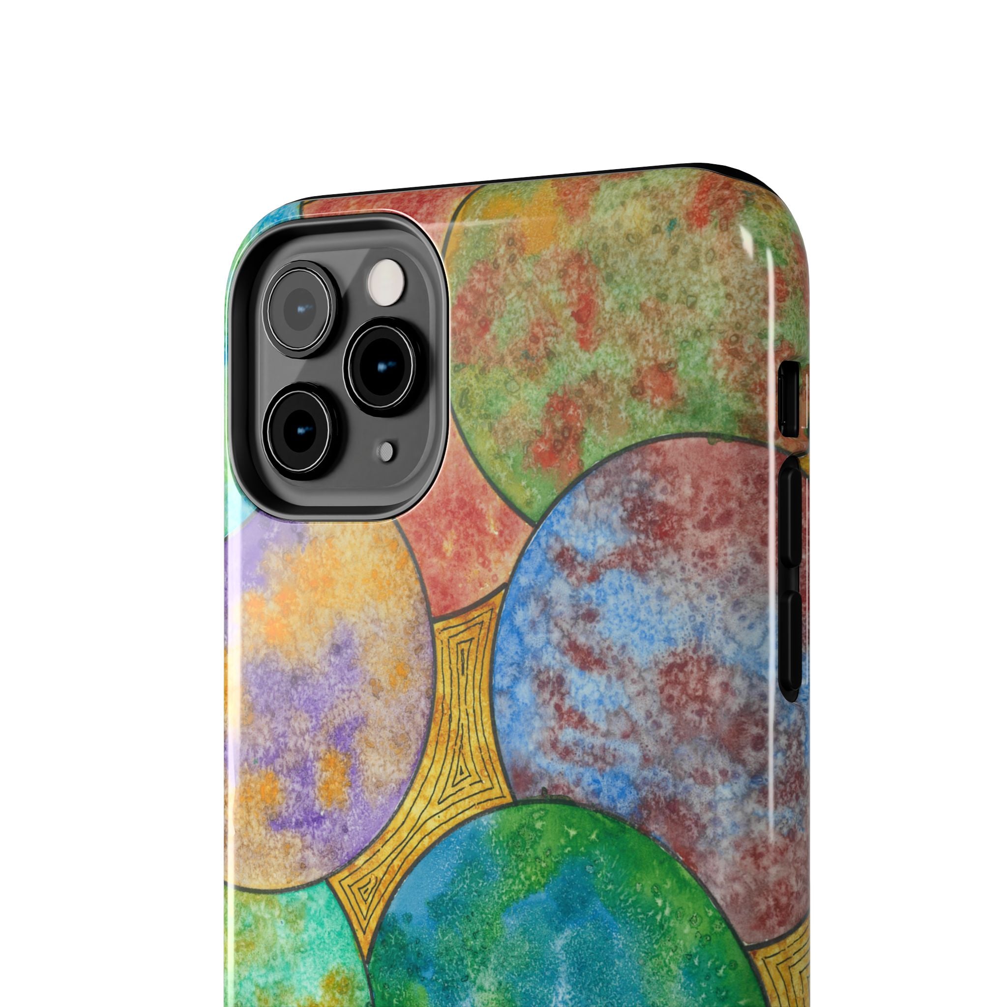 Tough Phone Case - All iPhones and Samsung Galaxys - Exciting Abstract Design #61 Worlds Apart
