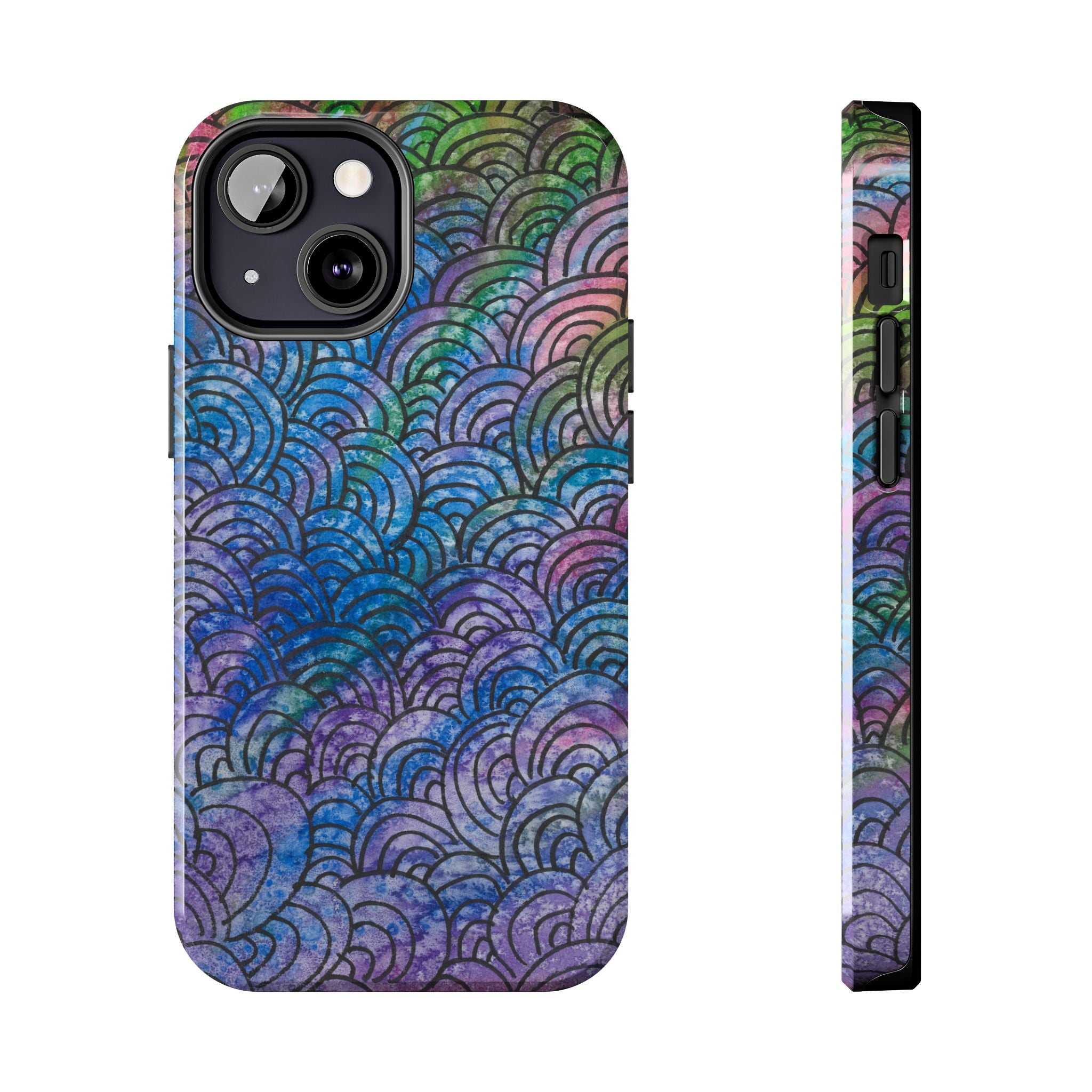 Tough Phone Case - All iPhones and Samsung Galaxys - Exciting Abstract Design #84 Ah! The Past