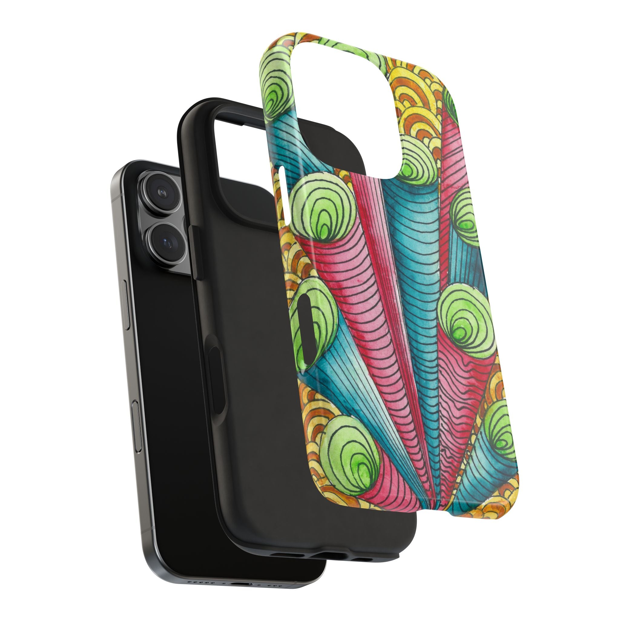 Tough Phone Case - All iPhones and Samsung Galaxys - Exciting Abstract Design #93 On A Mission