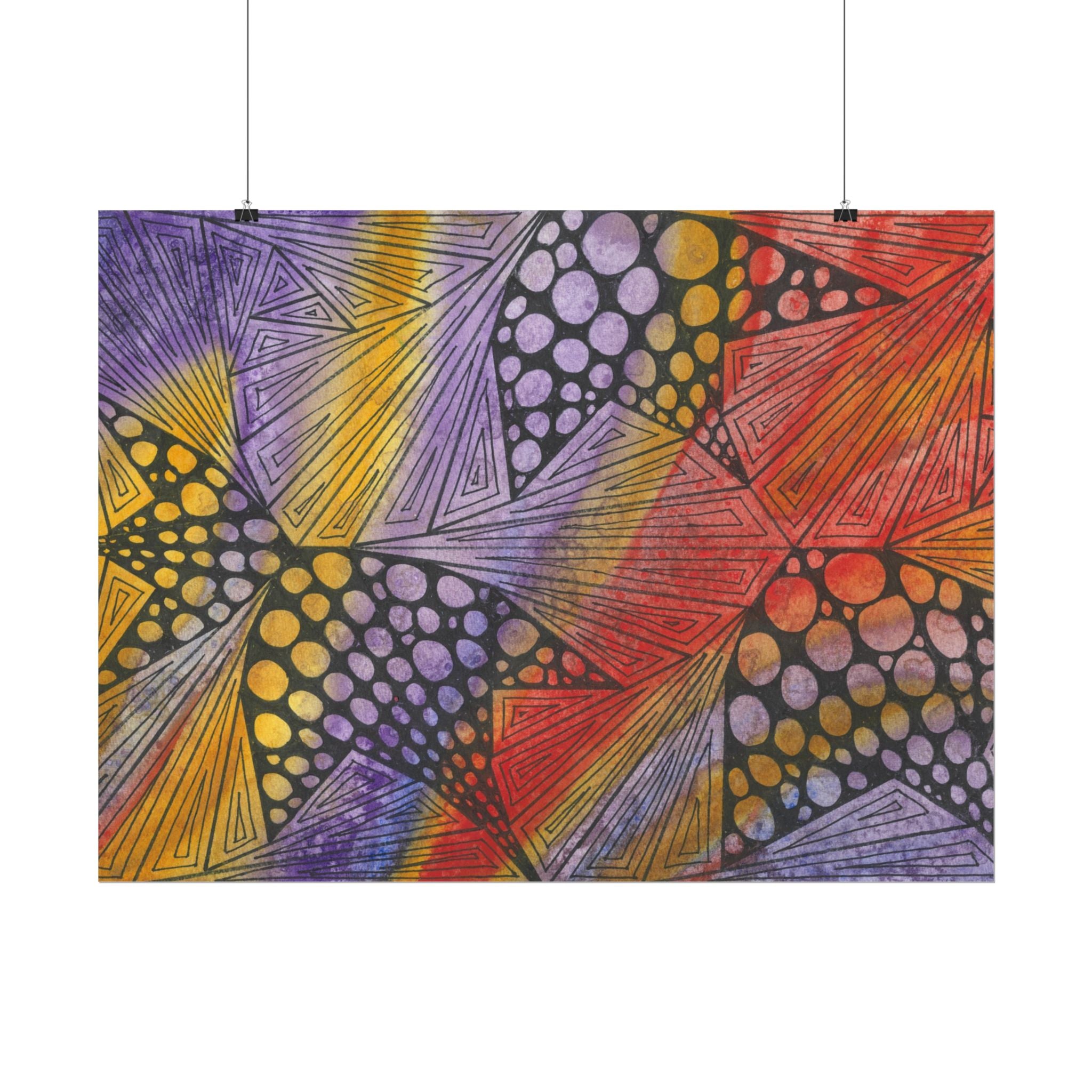 Large Colourful Wall Art, Posters & Prints, For Office, Bedroom or Living Room, or Special Gift #82 Fighting Delusions