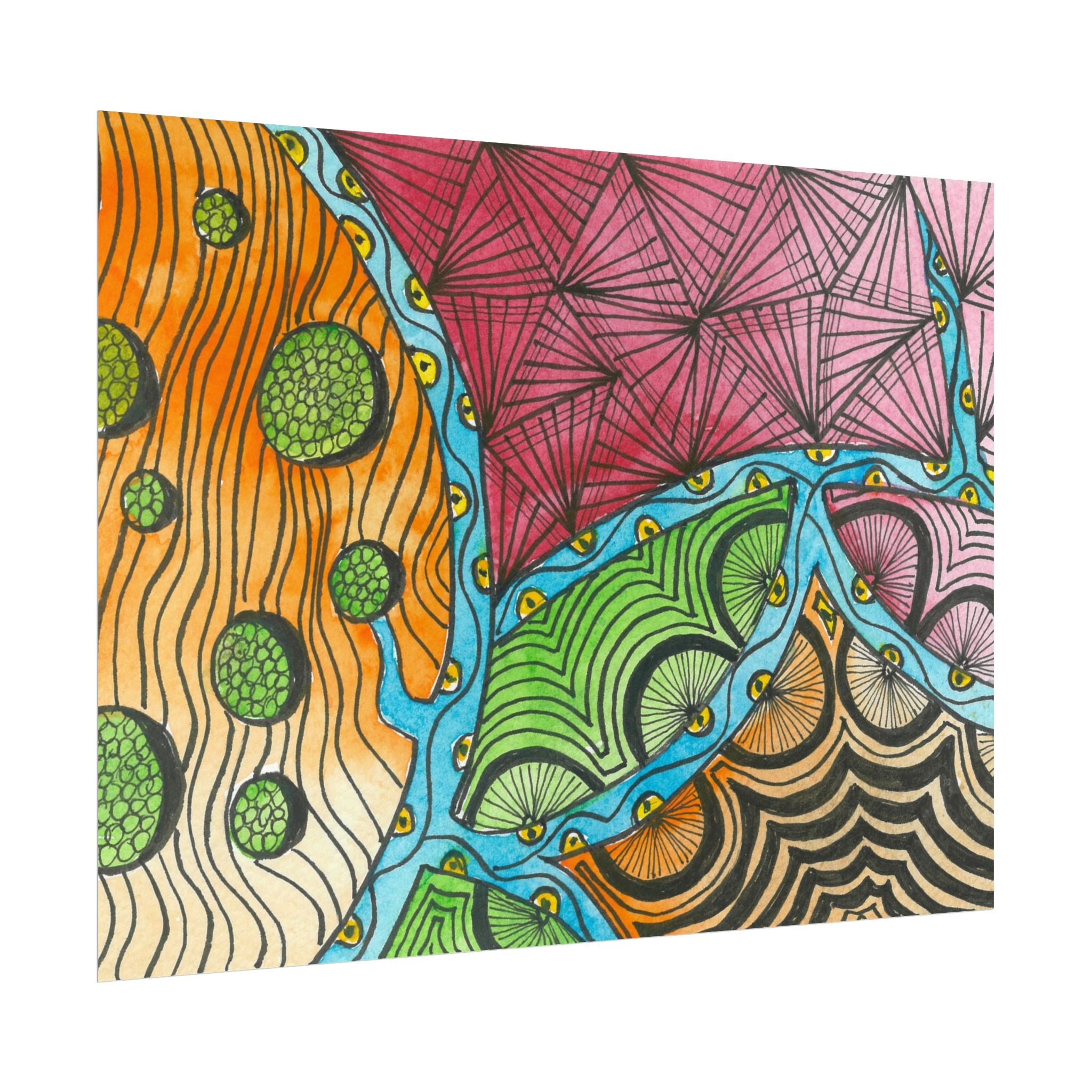 Large Colourful Wall Art, Posters & Prints, For Office, Bedroom or Living Room, or Special Gift #11 Today's The Day