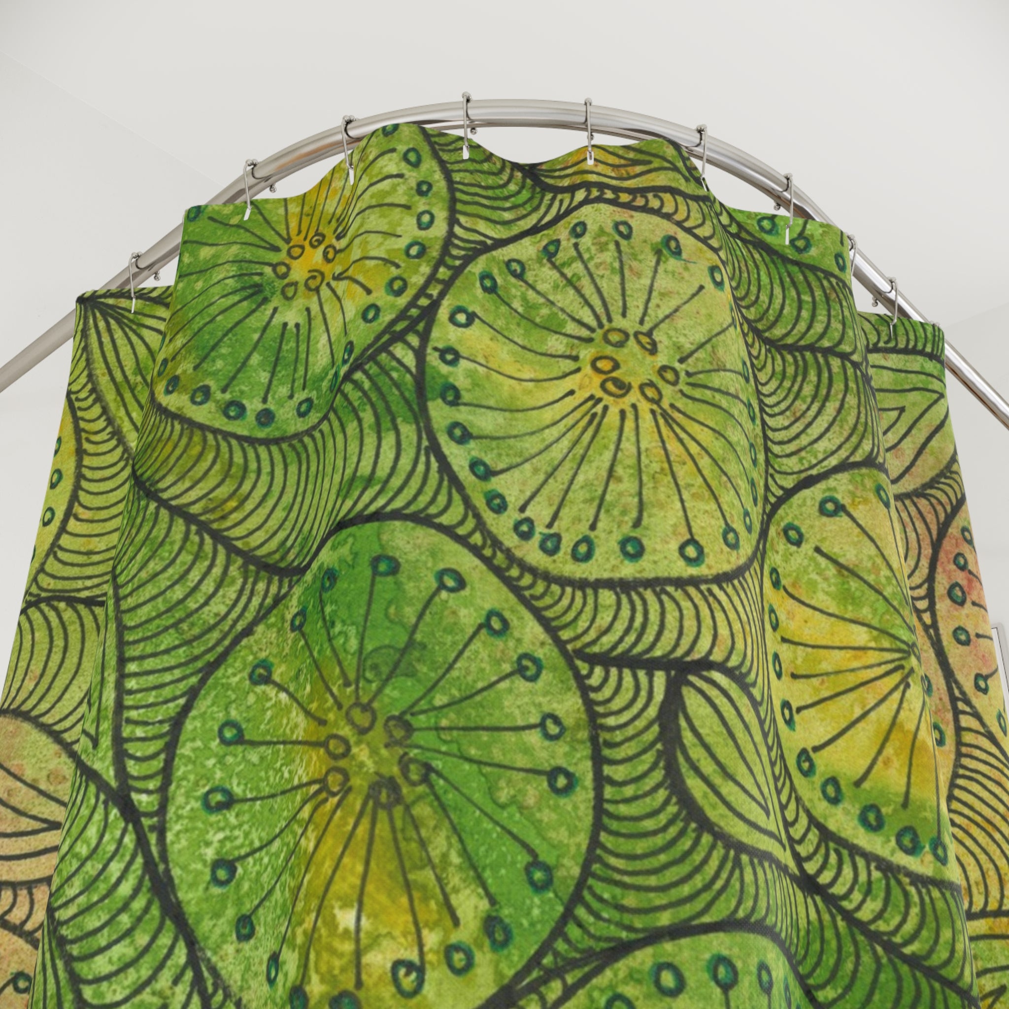 Beautiful Shower Curtains to Refresh Your Bathroom. Colourful Abstract Designs. Perfect For Your Bathroom or Special House-Warming Gift #63 Margarita Mondays