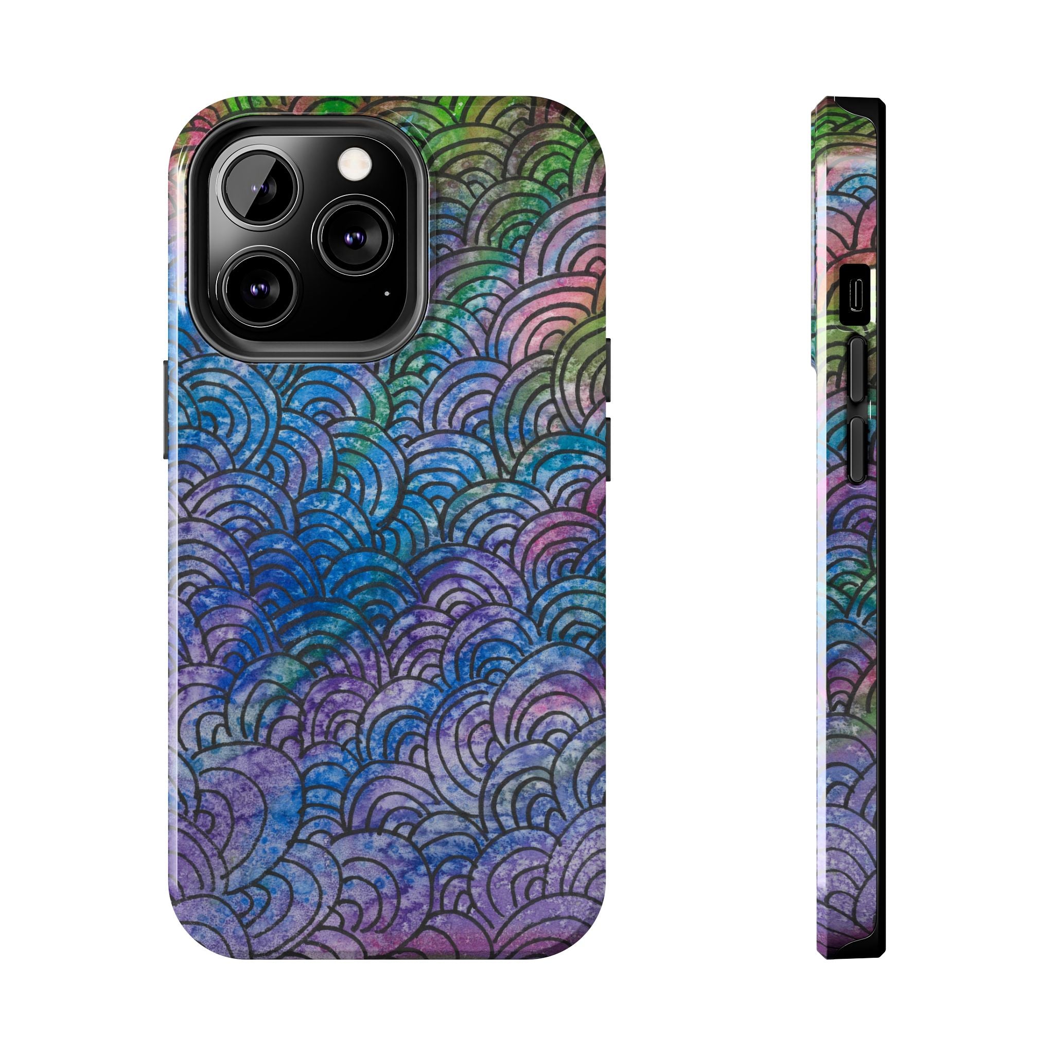 Tough Phone Case - All iPhones and Samsung Galaxys - Exciting Abstract Design #84 Ah! The Past