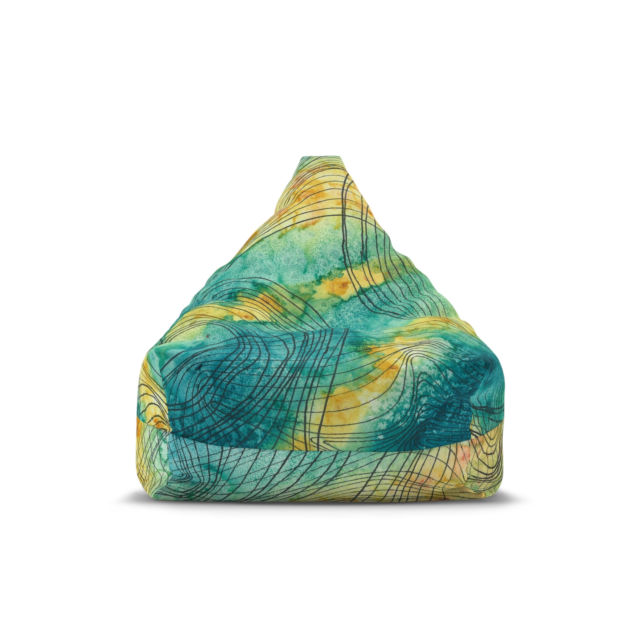 Bean Bag Chair Covers For Indoor & Outdoor - 2 Sizes - Exciting Abstract Design #81 The Only Way Is Up