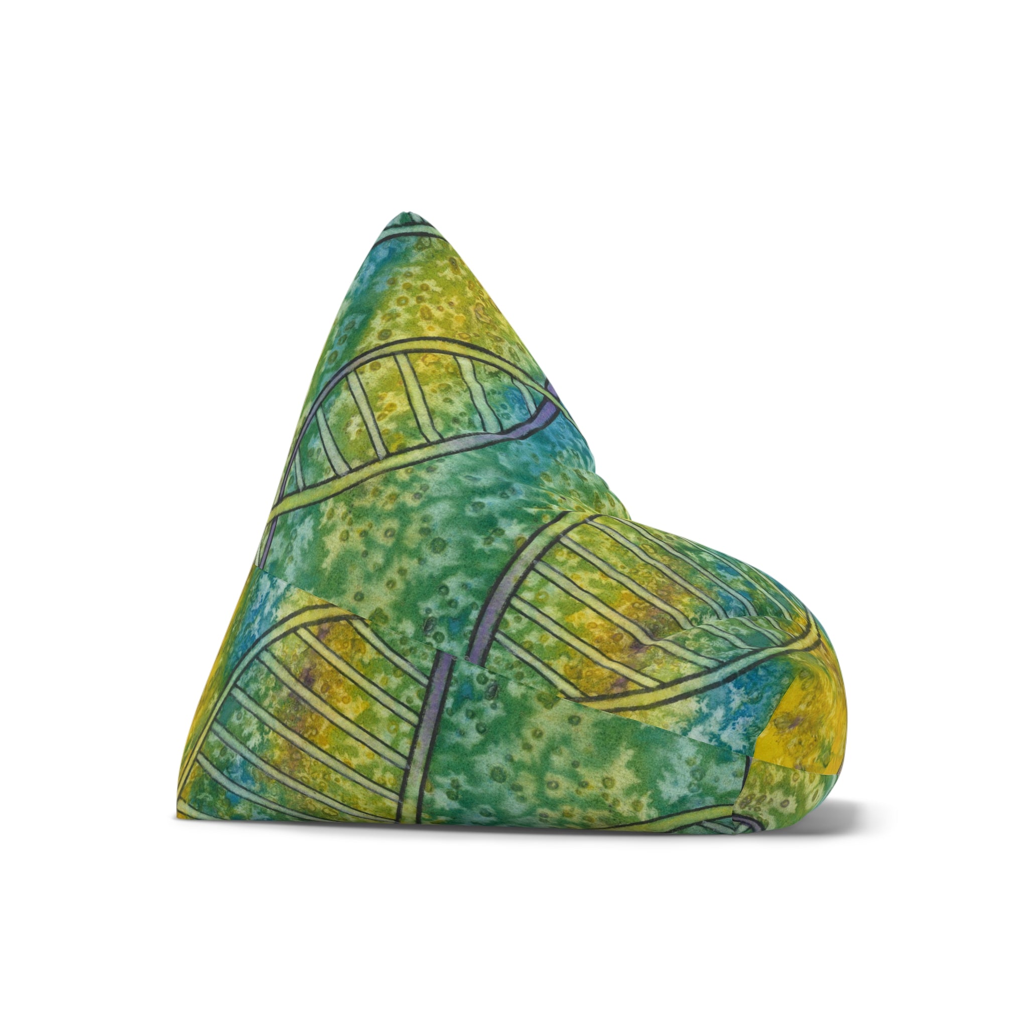Bean Bag Chair Covers For Indoor & Outdoor - 2 Sizes - Exciting Abstract Design #99 Crop of DNA