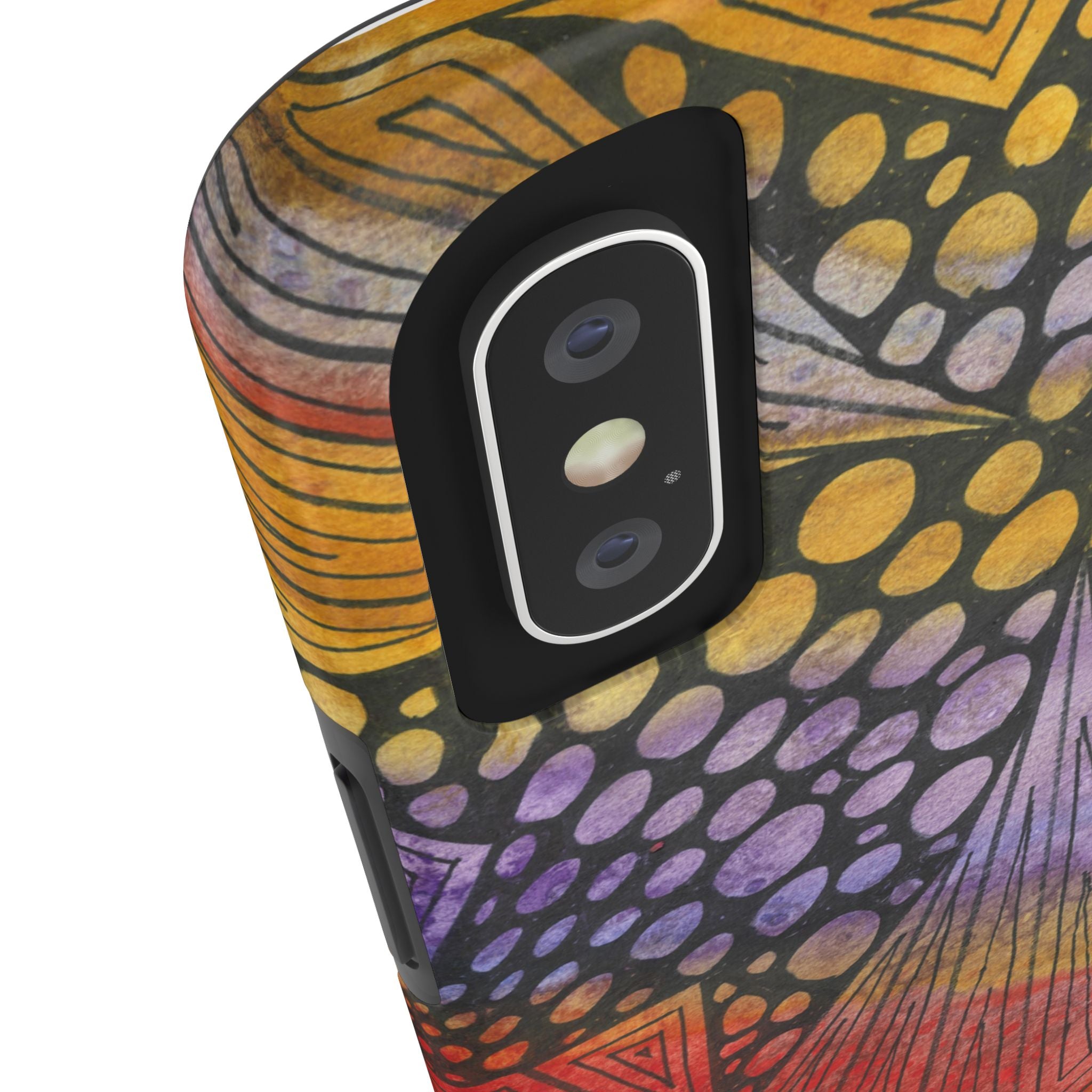 Tough Phone Case - All iPhones and Samsung Galaxys - Exciting Abstract Design #82 Fighting Delusions