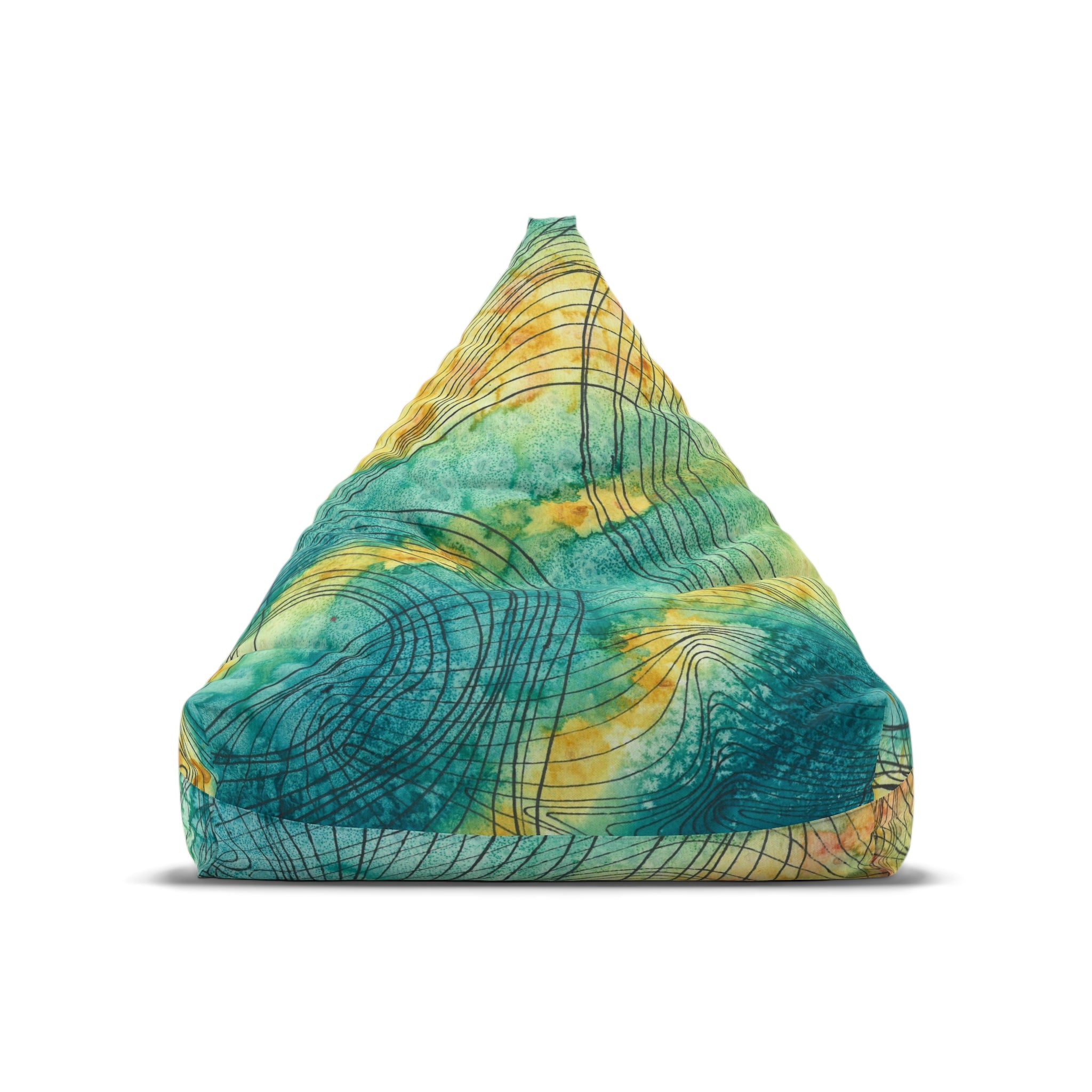 Bean Bag Chair Covers For Indoor & Outdoor - 2 Sizes - Exciting Abstract Design #81 The Only Way Is Up