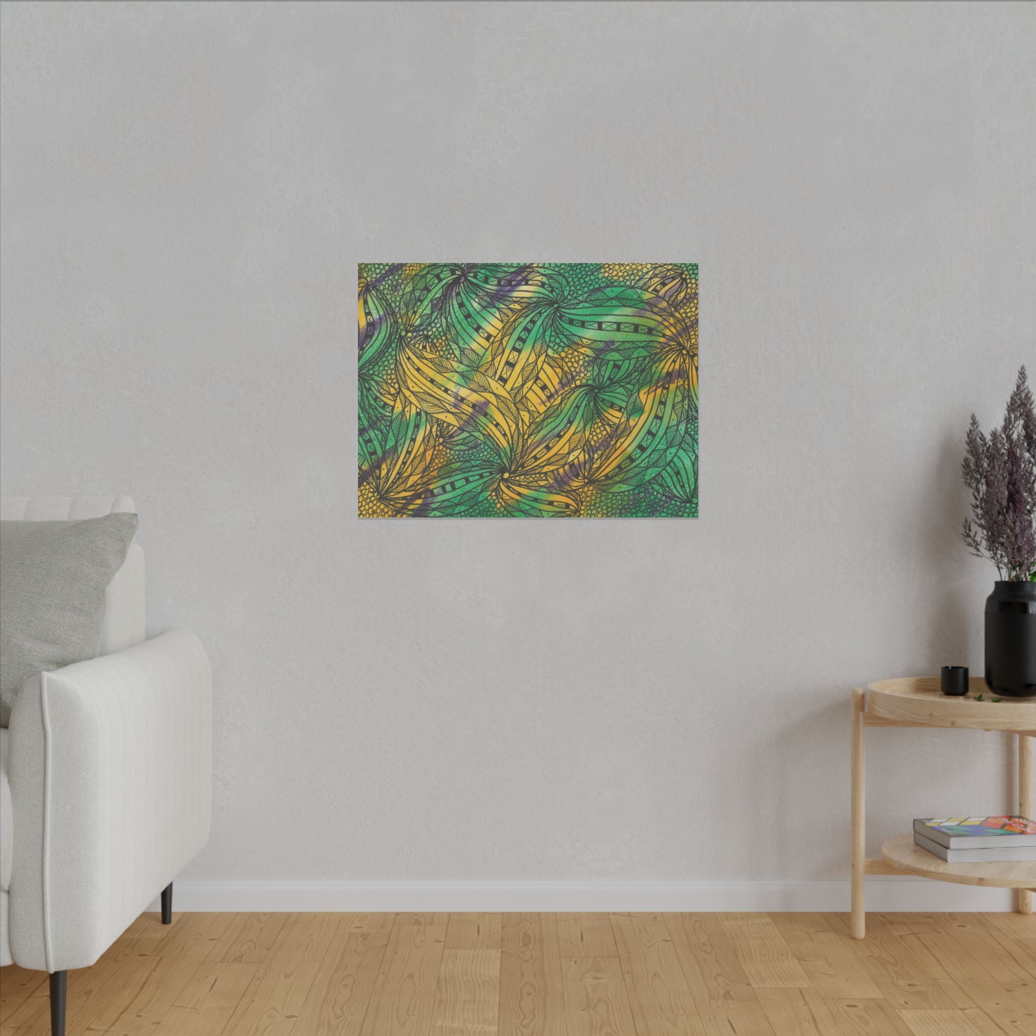Large Colourful Wall Art, Canvas Prints, For Office, Bedroom or Living Room, or Special Gift #37 Shubbery!