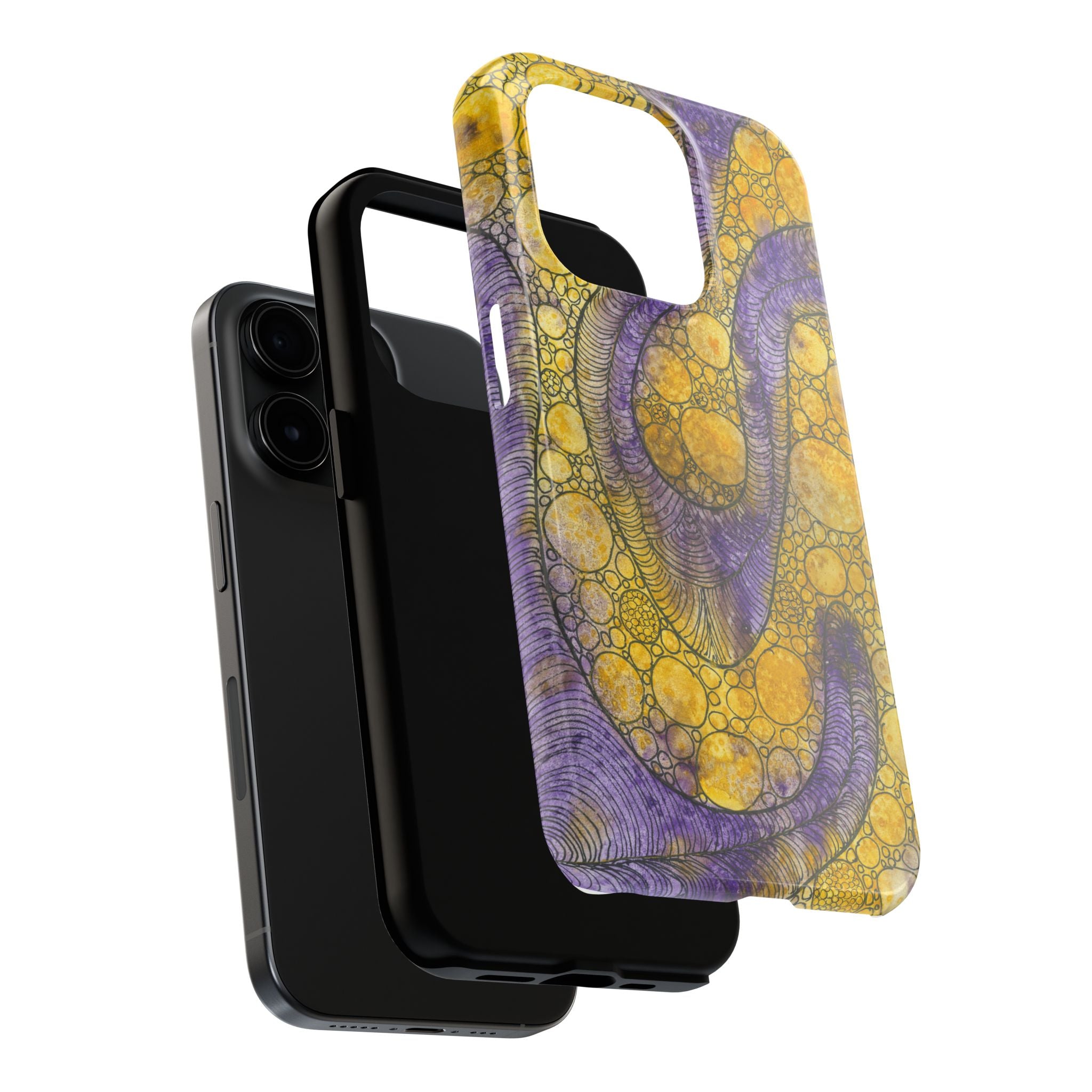 Tough Phone Case - All iPhones and Samsung Galaxys - Exciting Abstract Design #64 Is Now A Good Time?