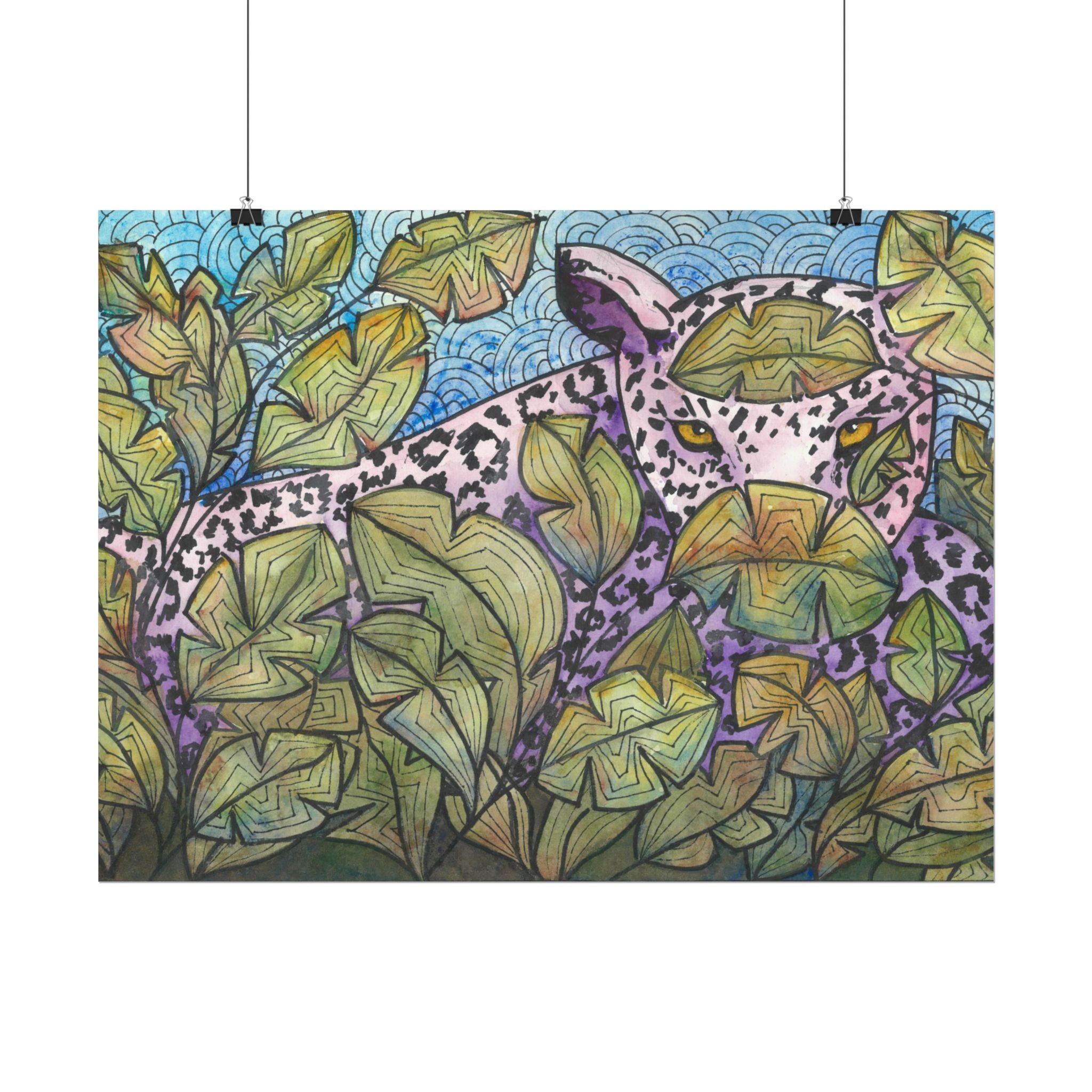 Large Colourful Wall Art, Posters & Prints, For Office, Bedroom or Living Room, or Special Gift #76 Purrfect Blend