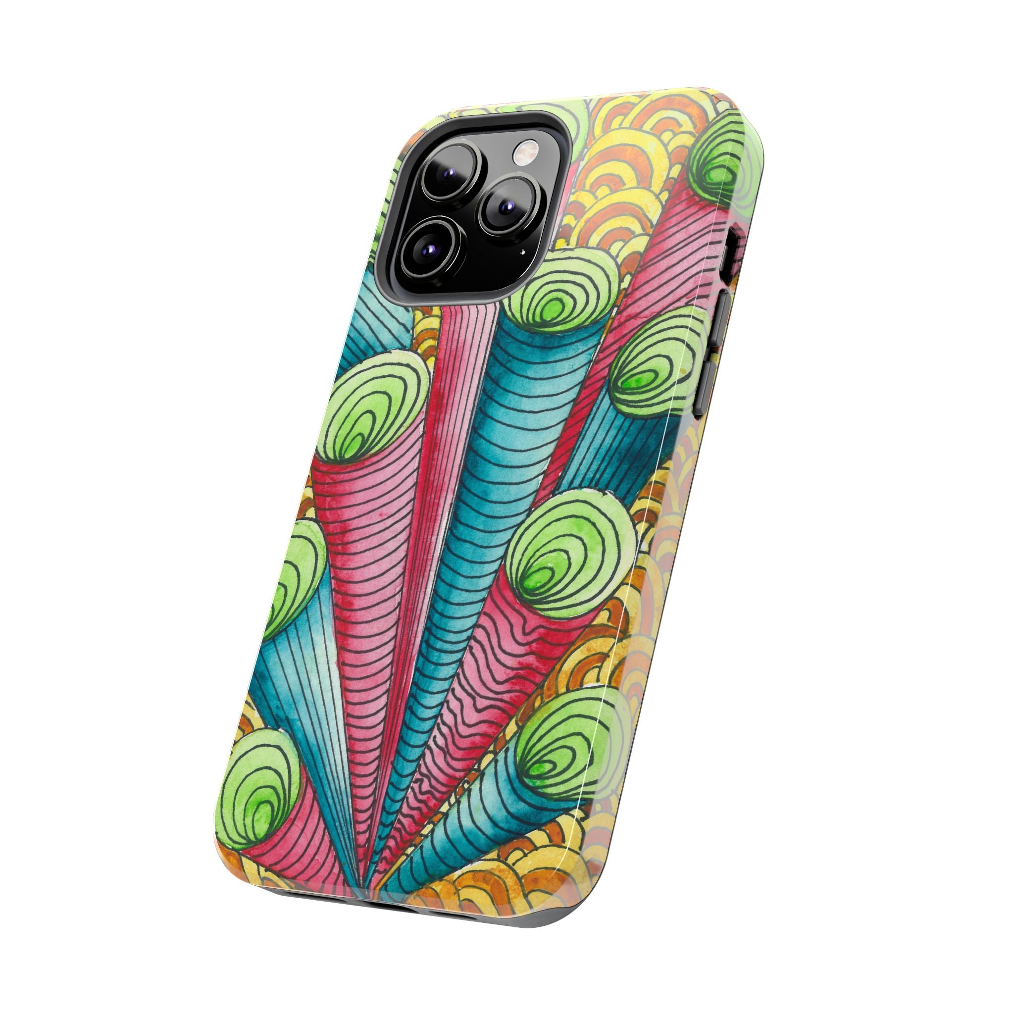 Tough Phone Case - All iPhones and Samsung Galaxys - Exciting Abstract Design #93 On A Mission