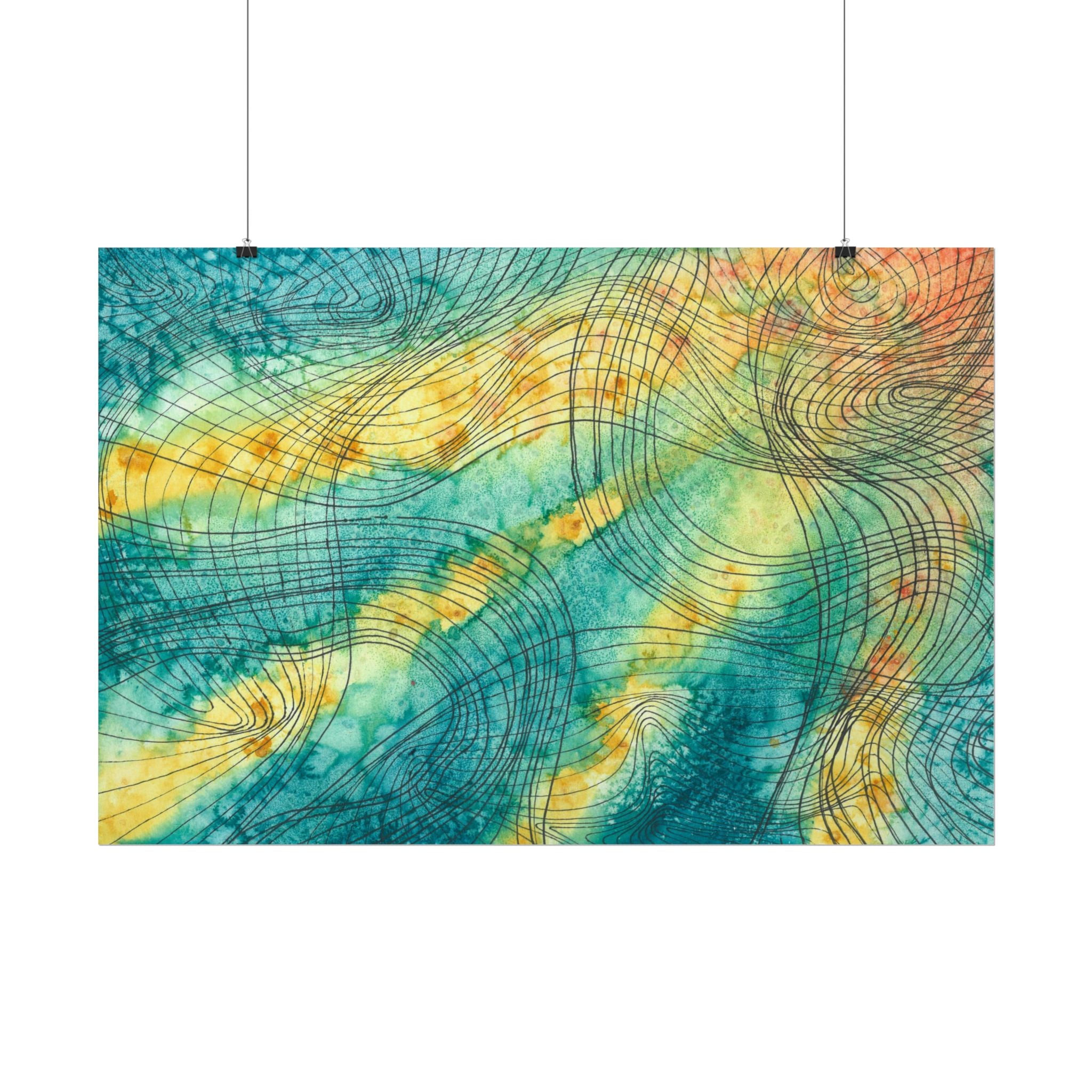 Large Colourful Wall Art, Posters & Prints, For Office, Bedroom or Living Room, or Special Gift #81 The Only Way Is Up