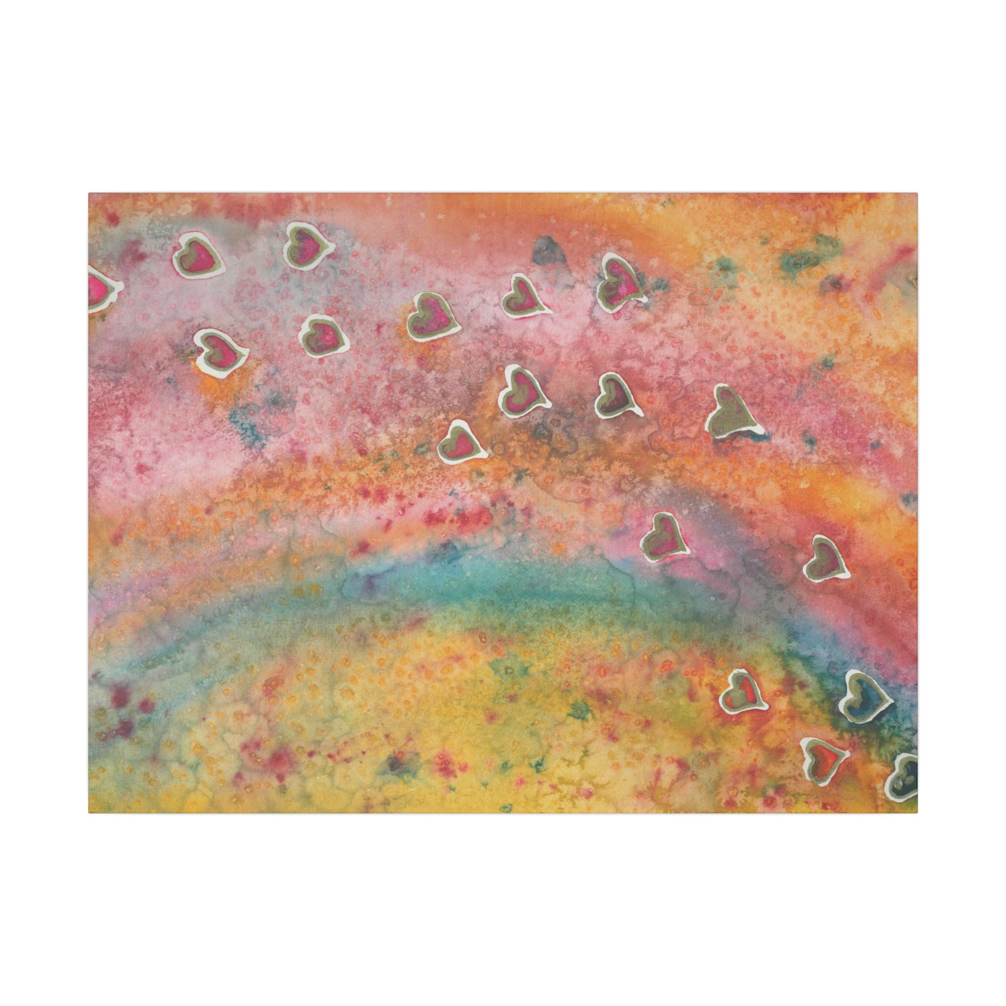 Large Colourful Wall Art, Canvas Prints, For Office, Bedroom or Living Room, or Special Gift #96 Love, Friendship, integrity