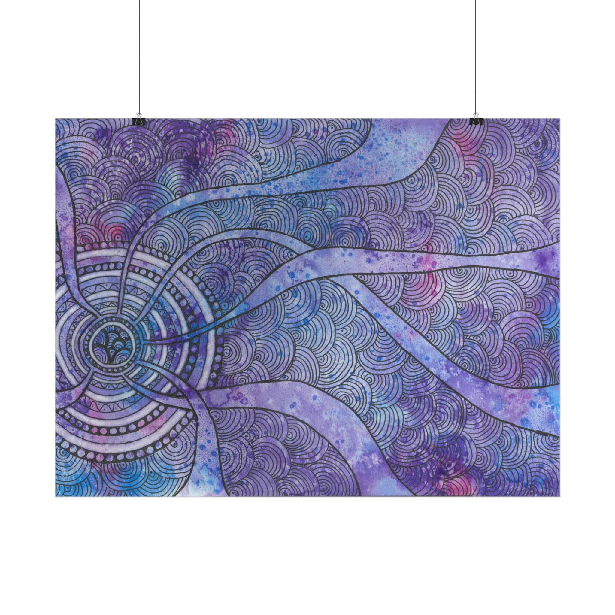 Large Colourful Wall Art, Posters & Prints, For Office, Bedroom or Living Room, or Special Gift  #56 The Way Home