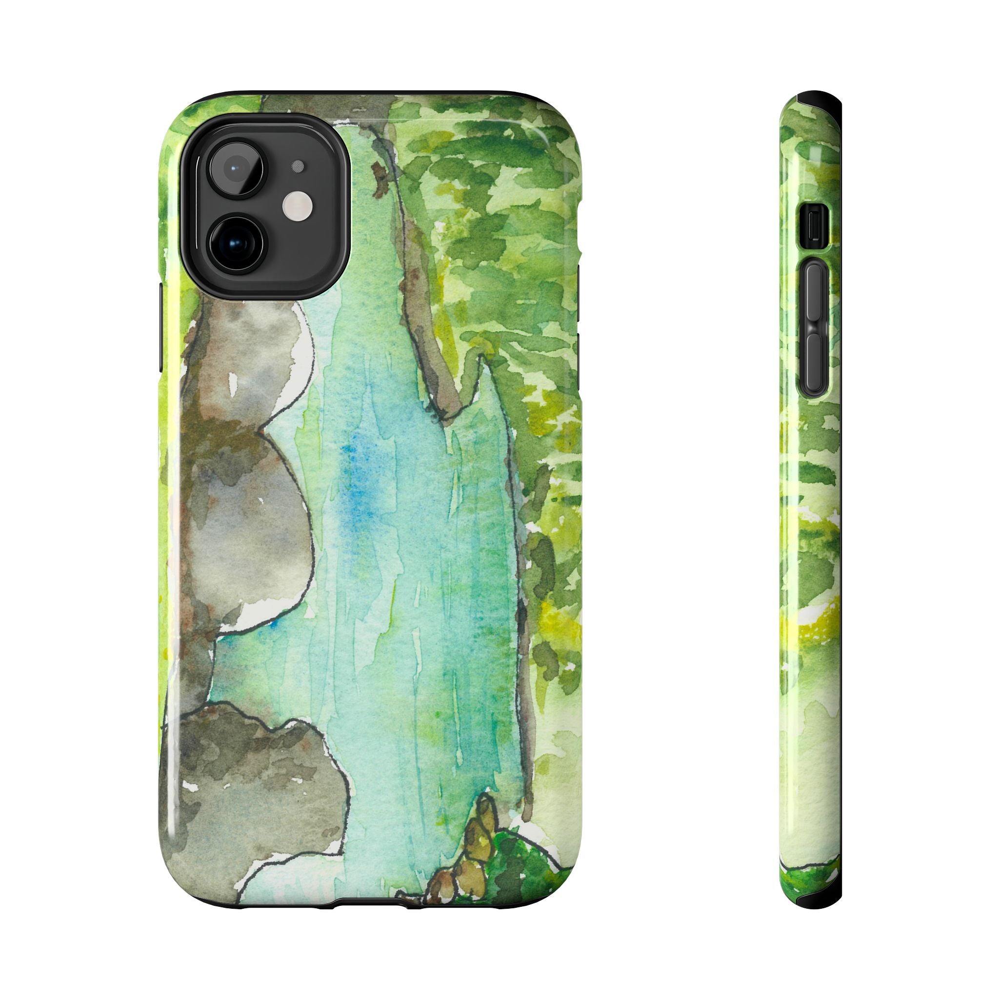Tough Phone Case - All iPhones and Samsung Galaxys - Exciting Abstract Design #88 Tara River - Montenegro