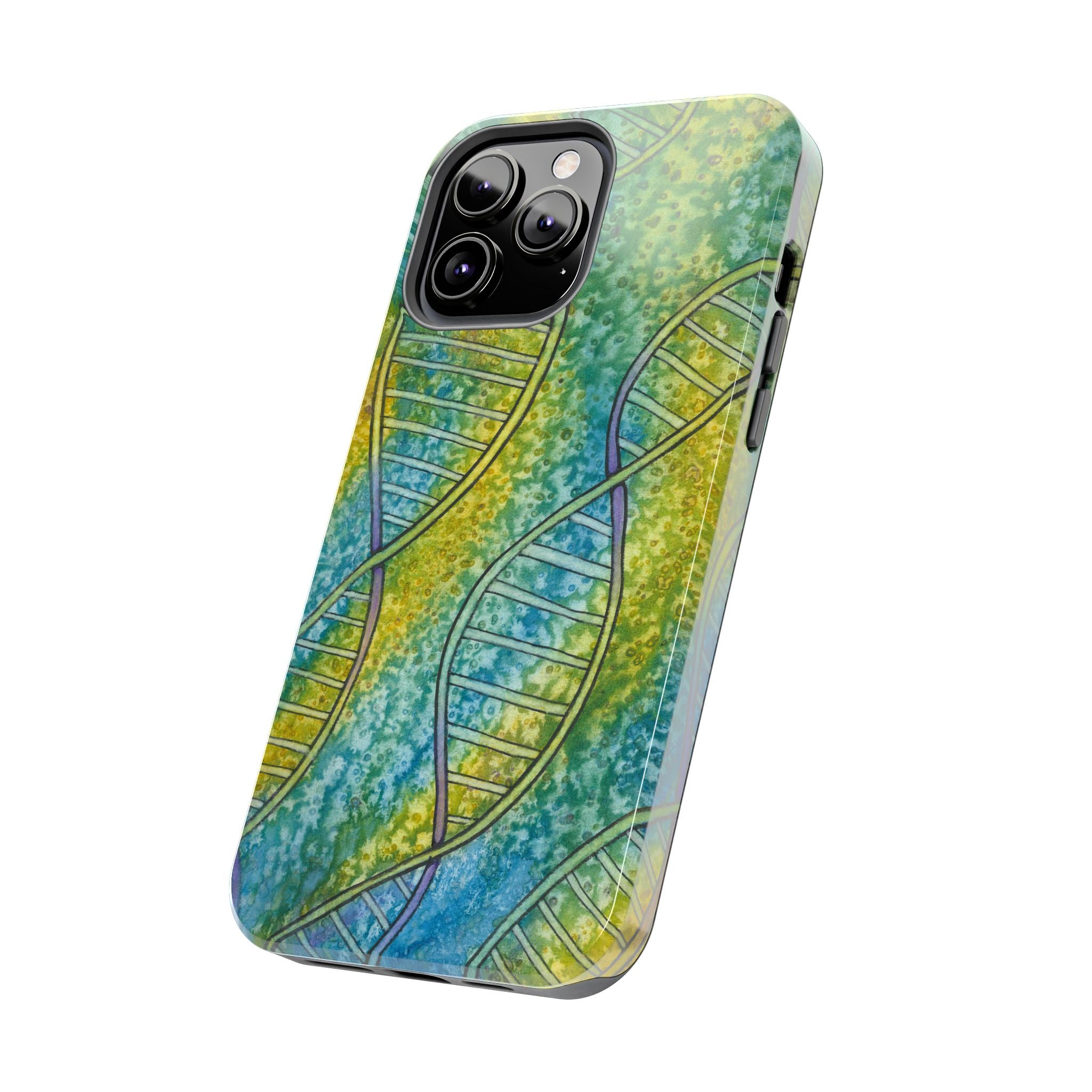 Tough Phone Case - All iPhones and Samsung Galaxys - Exciting Abstract Design #99 Crop of DNA