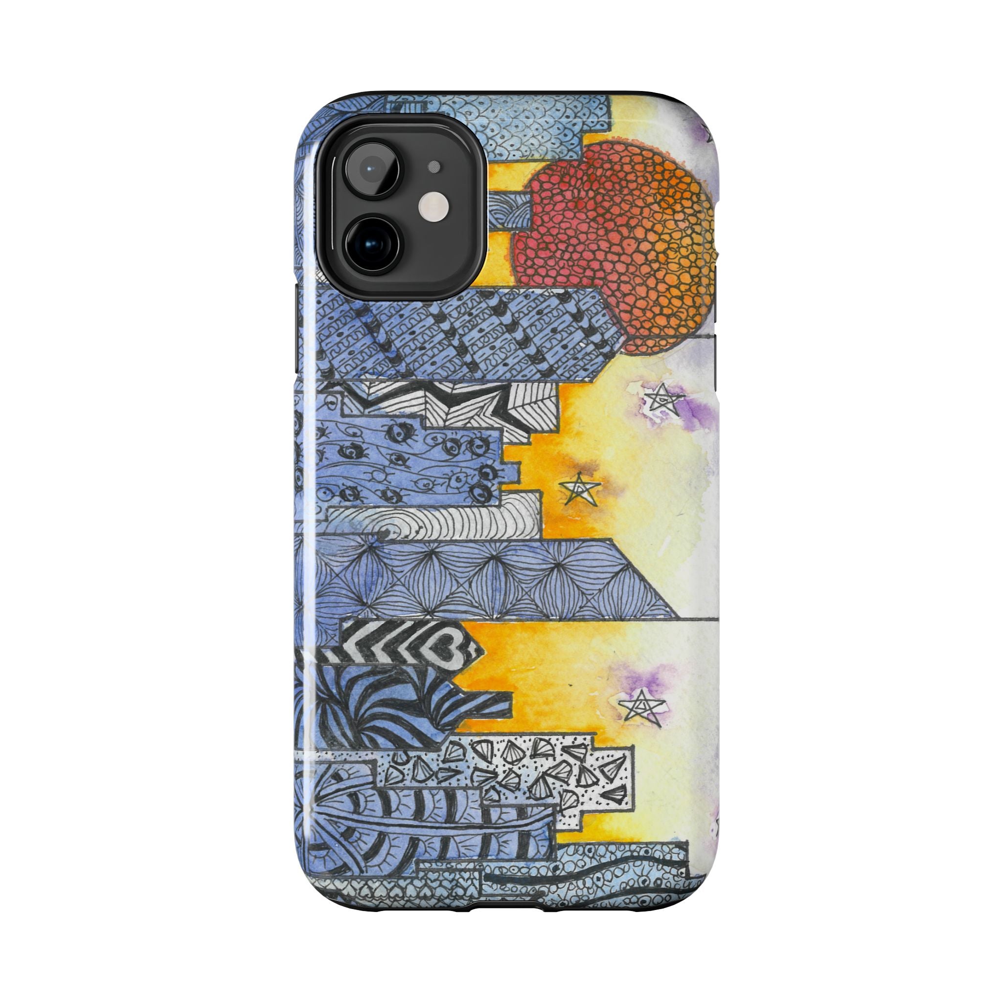 Tough Phone Case - All iPhones and Samsung Galaxys - Exciting Abstract Design #5 In The Shadows