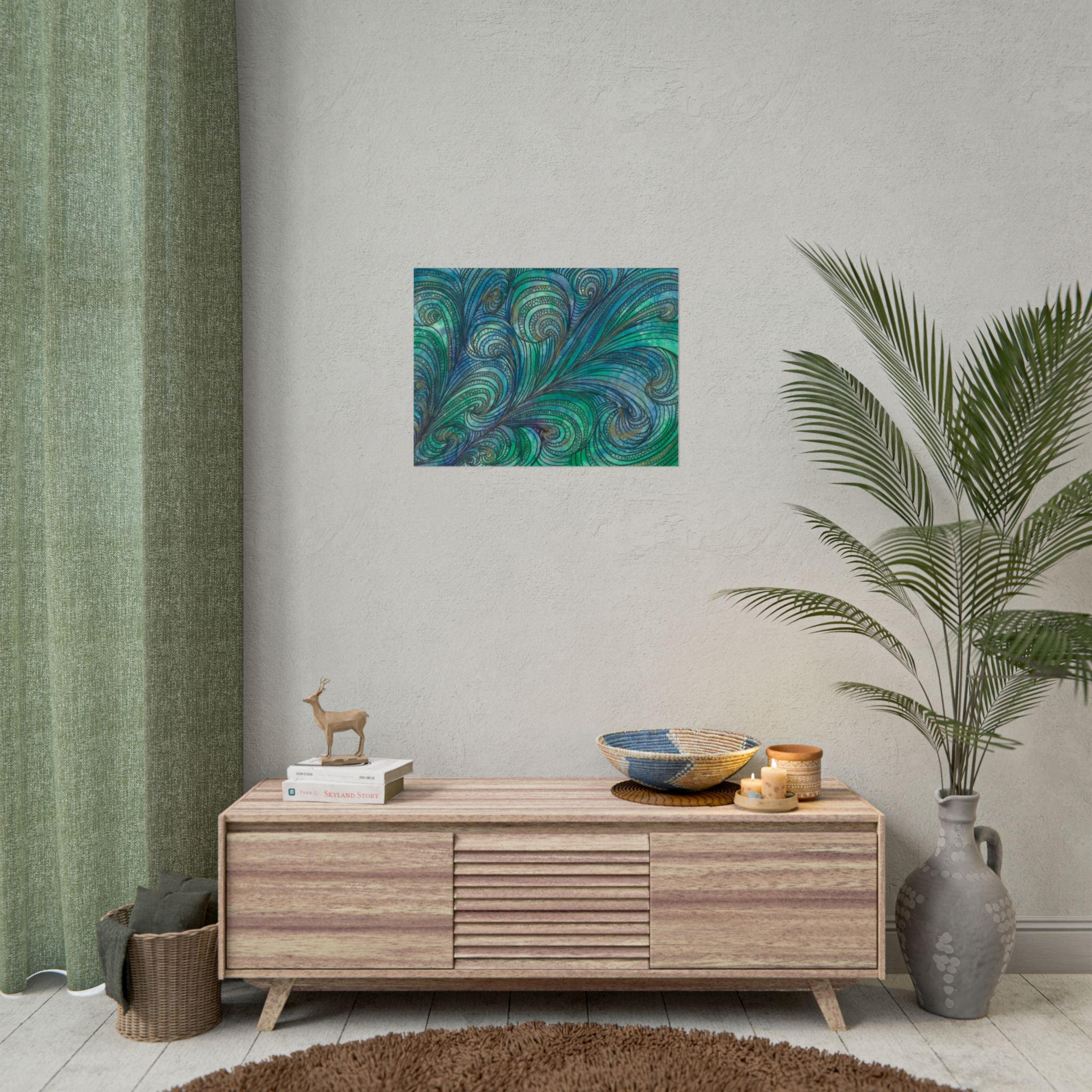 Large Colourful Wall Art, Posters & Prints, For Office, Bedroom or Living Room, or Special Gift #71 Call Of The Sea