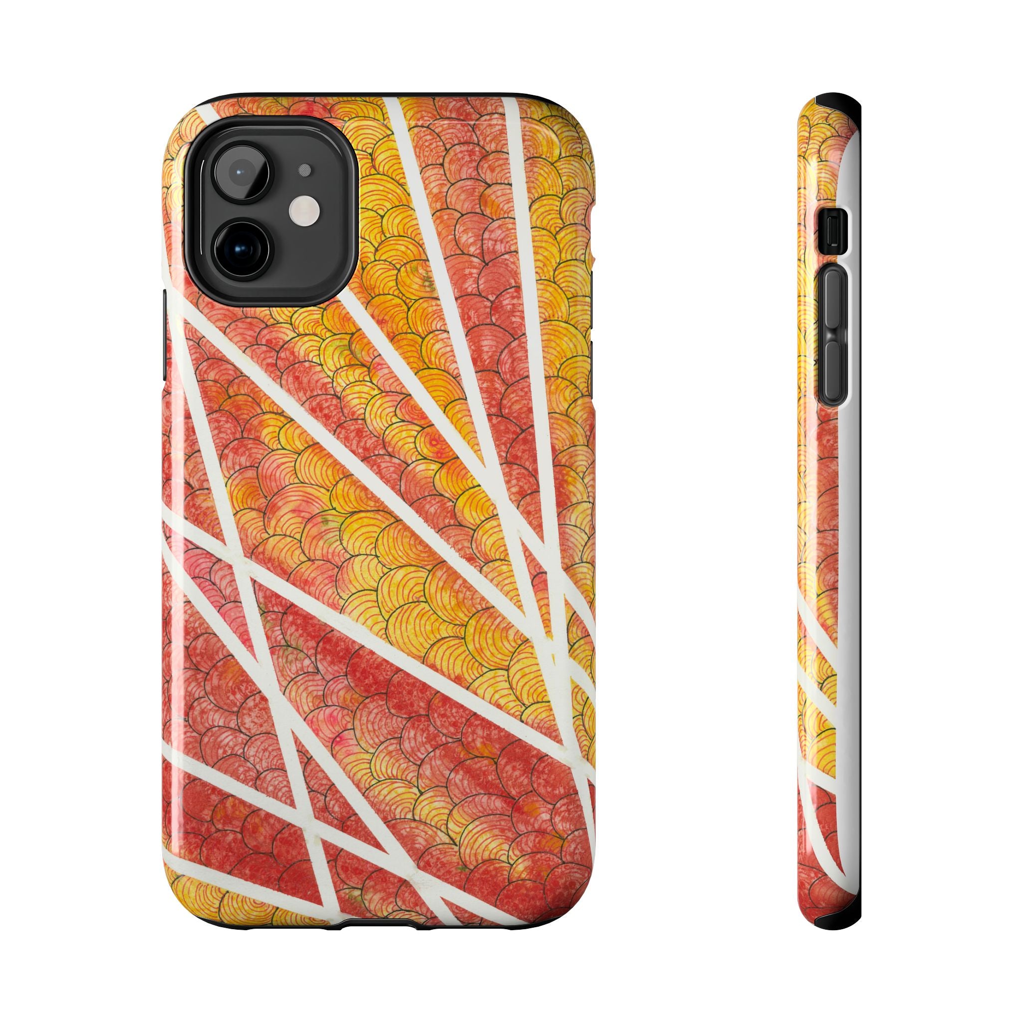 Tough Phone Case - All iPhones and Samsung Galaxys - Exciting Abstract Design #67 Max Mimosa
