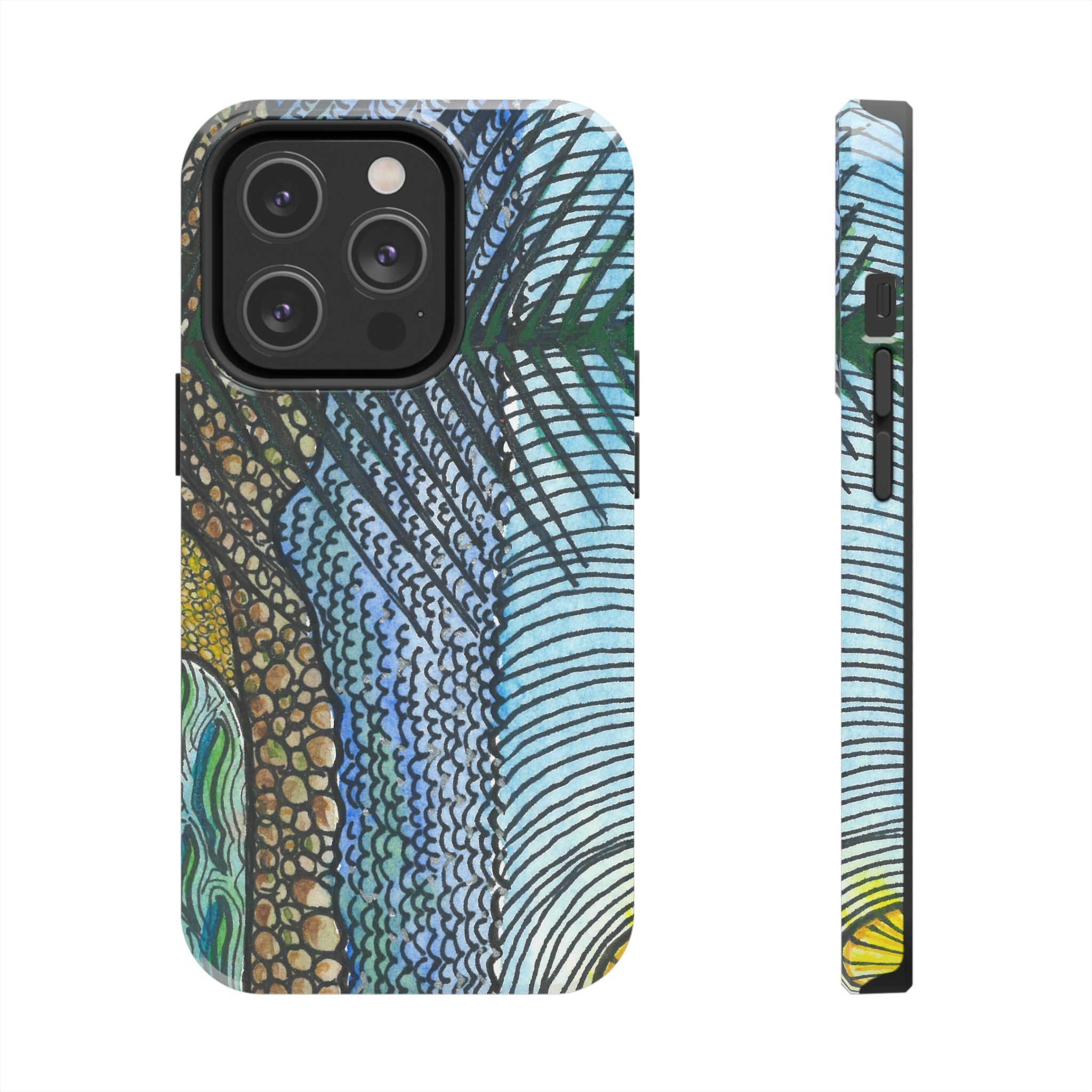 Tough Phone Case - All iPhones and Samsung Galaxys - Exciting Abstract Design #47 Cottesloe