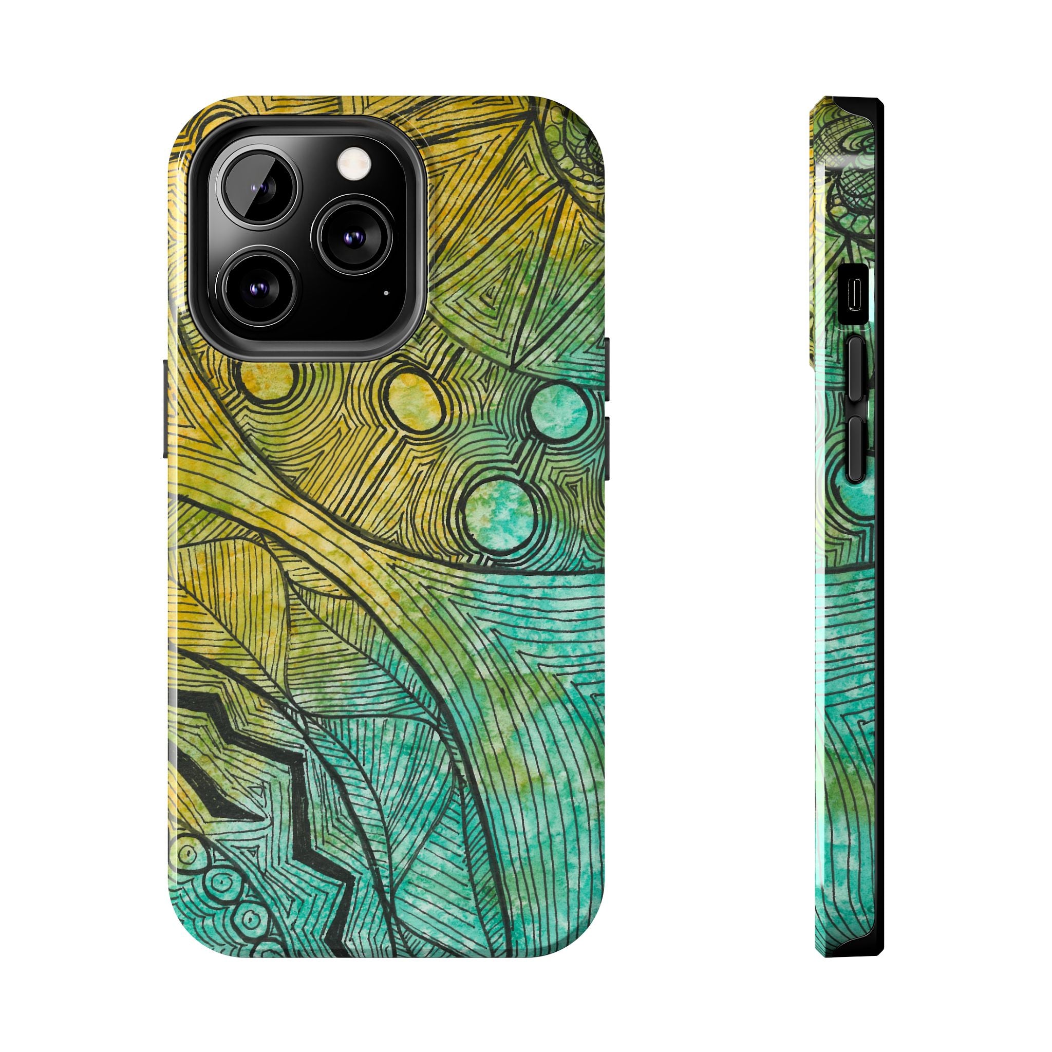 Tough Phone Case - All iPhones and Samsung Galaxys - Exciting Abstract Design #27 Come What May