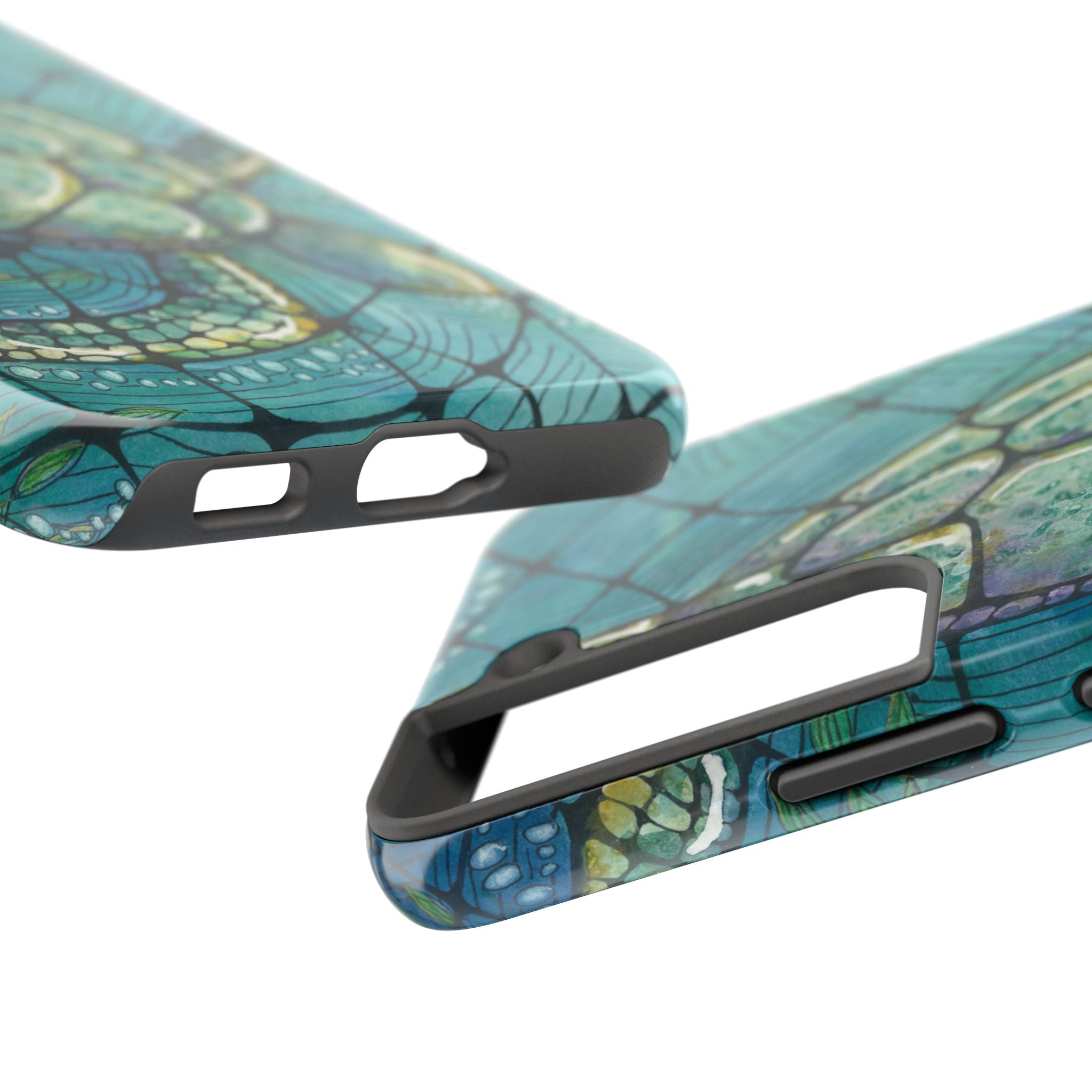 Tough Phone Case - All iPhones and Samsung Galaxys - Exciting Abstract Design #73 Turtling Along
