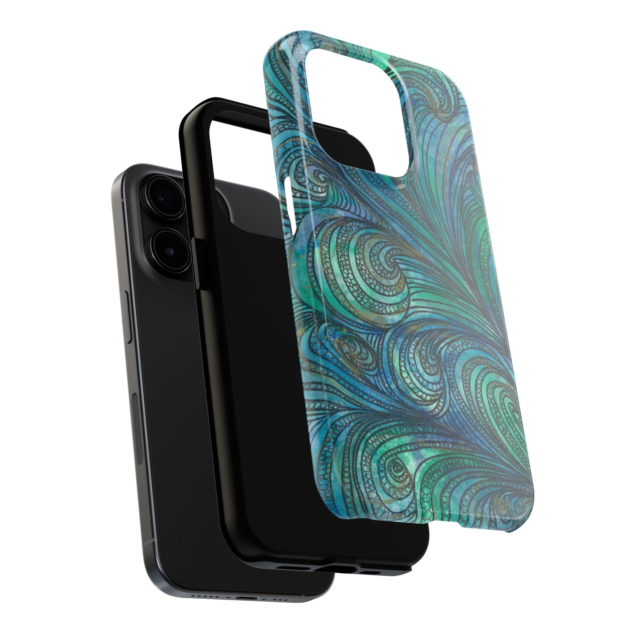 Tough Phone Case - All iPhones and Samsung Galaxys - Exciting Abstract Design #71 Call Of The Sea
