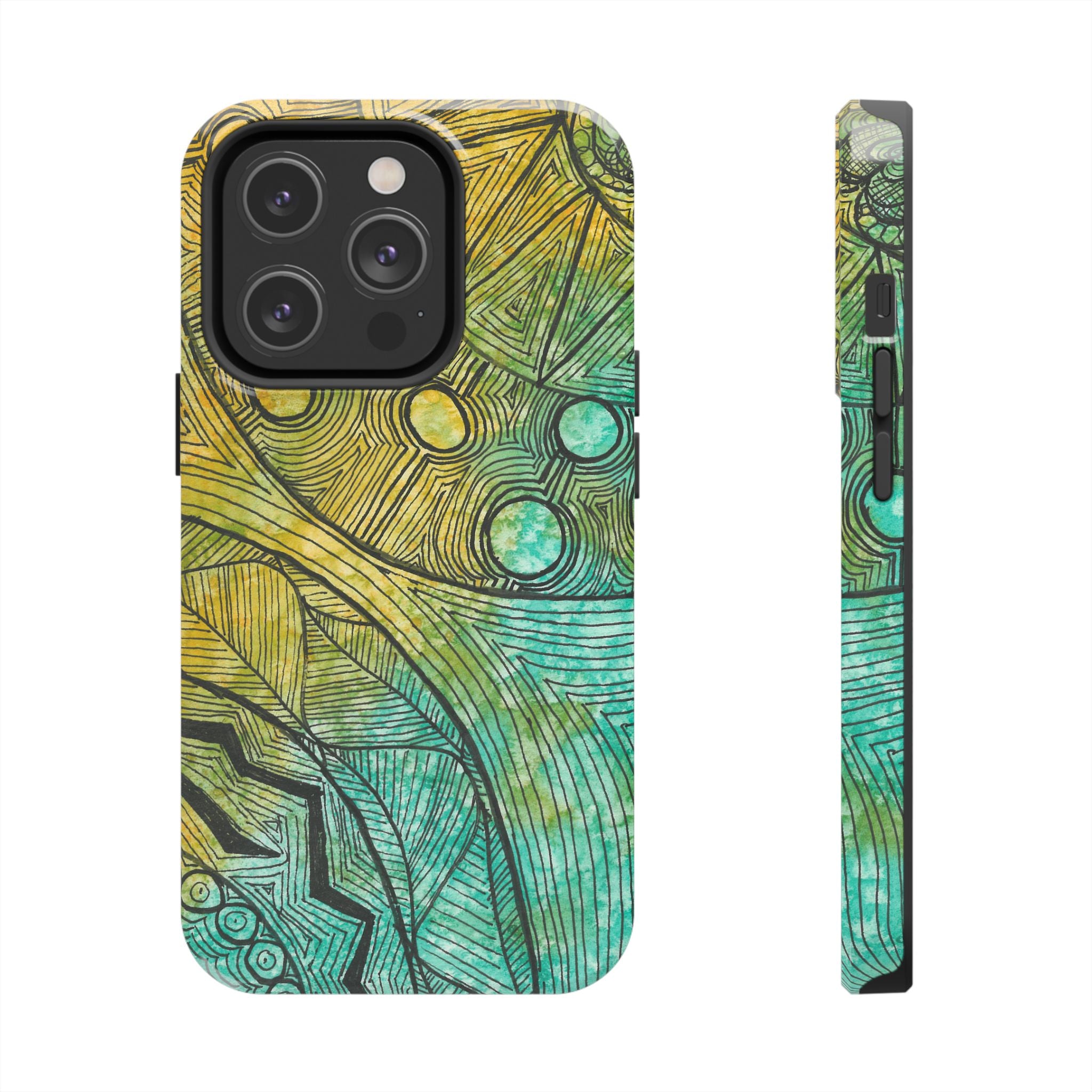 Tough Phone Case - All iPhones and Samsung Galaxys - Exciting Abstract Design #27 Come What May