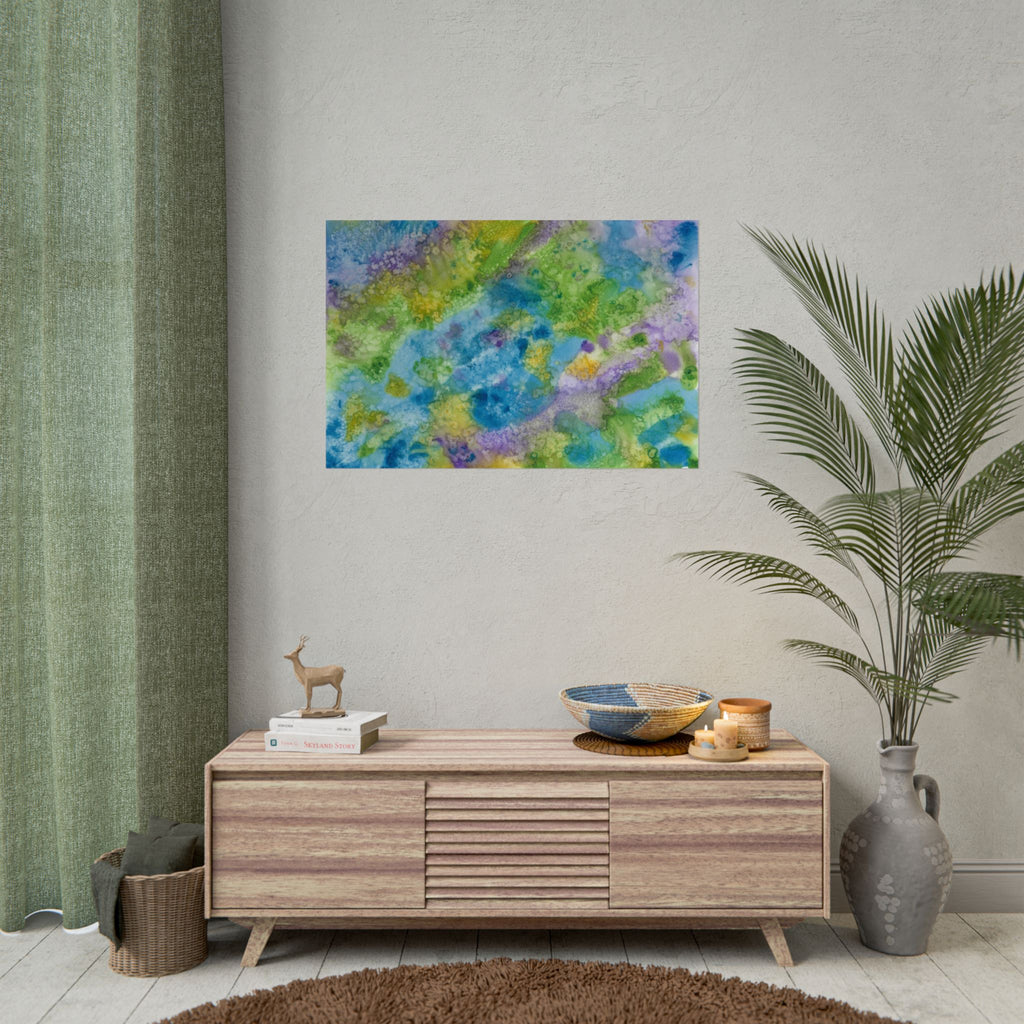 Large Colourful Wall Art, Posters & Prints, For Office, Bedroom or Living Room, or Special Gift #60 Happy Holidays