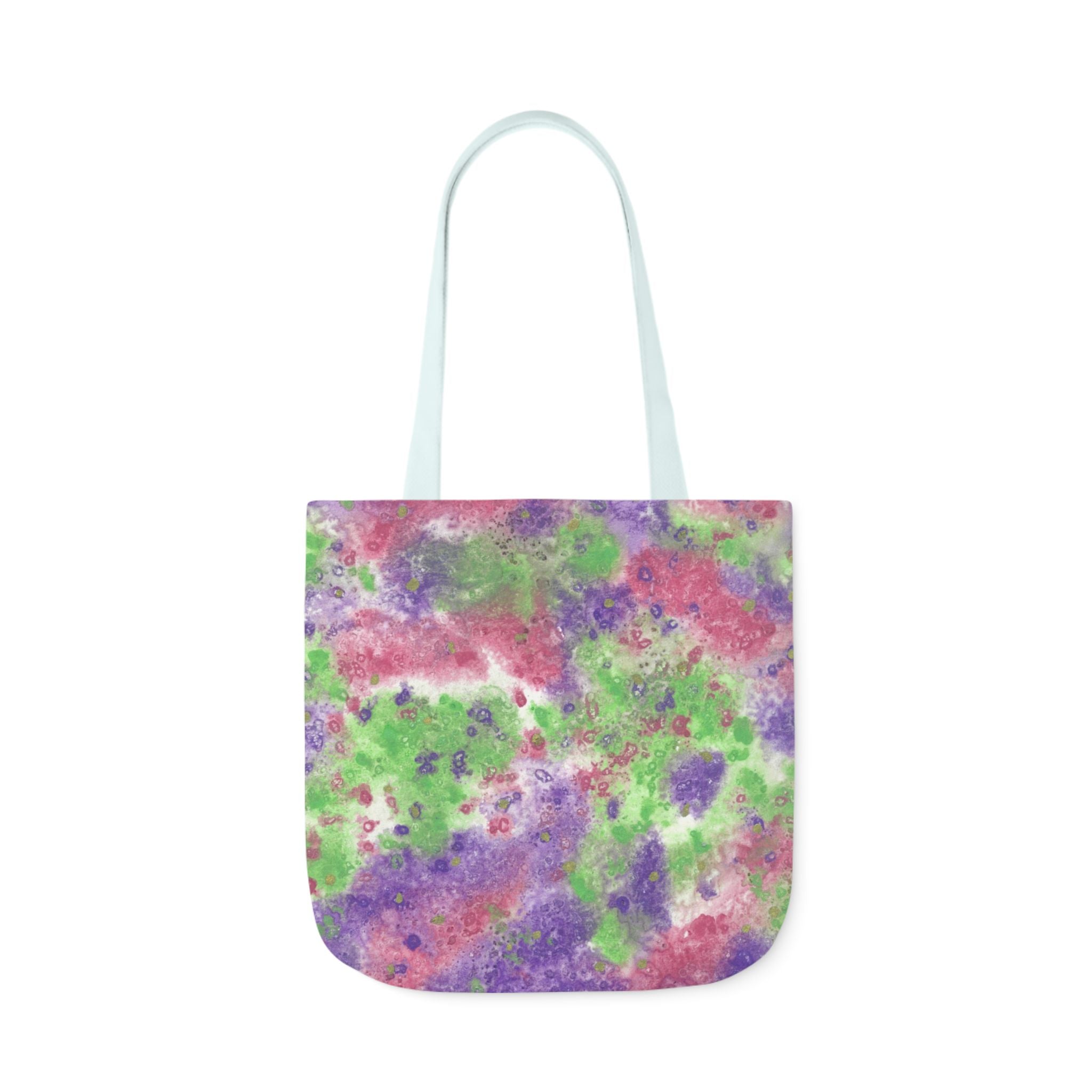 Canvas Tote Bags, Colourful Abstract Designs, 5-Color Straps, 3 Sizes.  For Family and friends or a Special Gift #100 Immortal Being