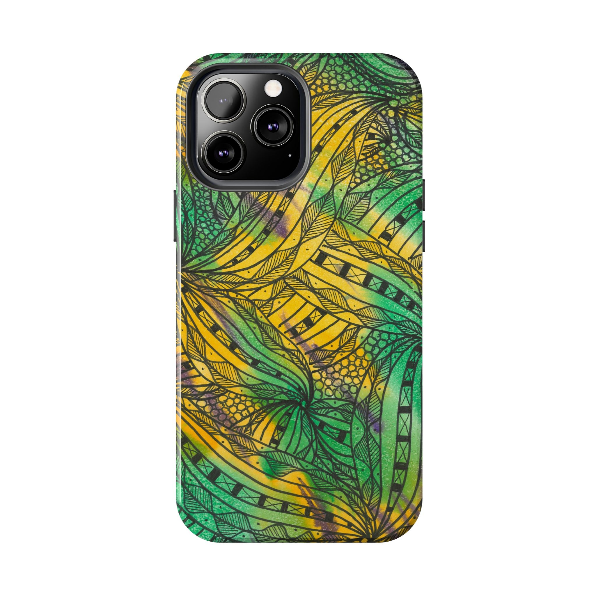 Tough Phone Case - All iPhones and Samsung Galaxys - Exciting Abstract Design #37 Shubbery!