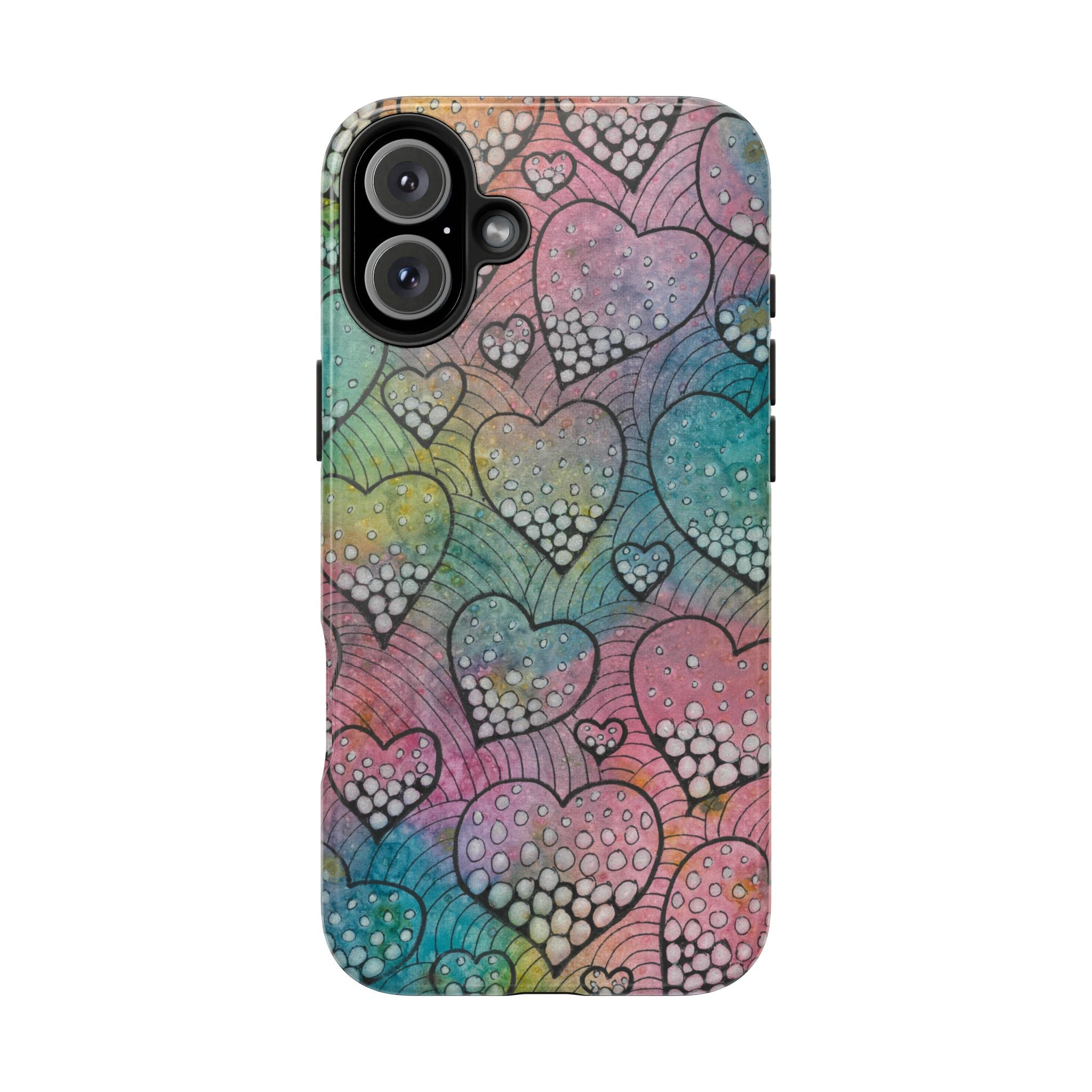 Tough Phone Case - All iPhones and Samsung Galaxys - Exciting Abstract Design #97 What's Love Got To Do With It