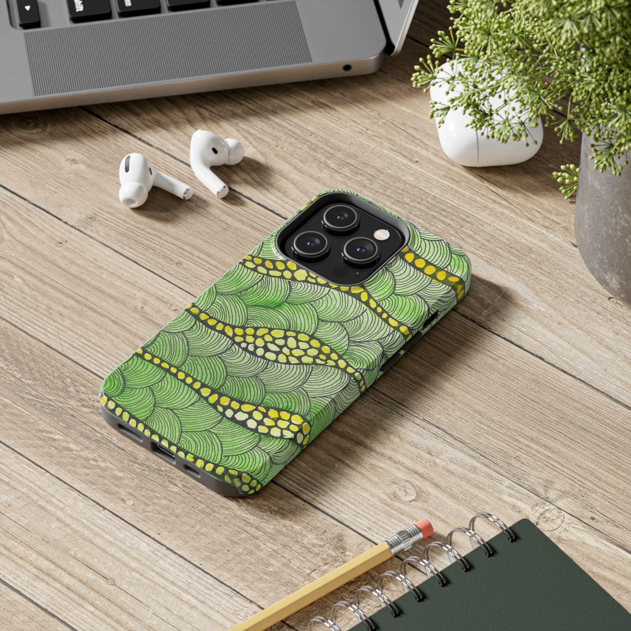 Tough Phone Case - All iPhones and Samsung Galaxys - Exciting Abstract Design #13 Watcha Thinking