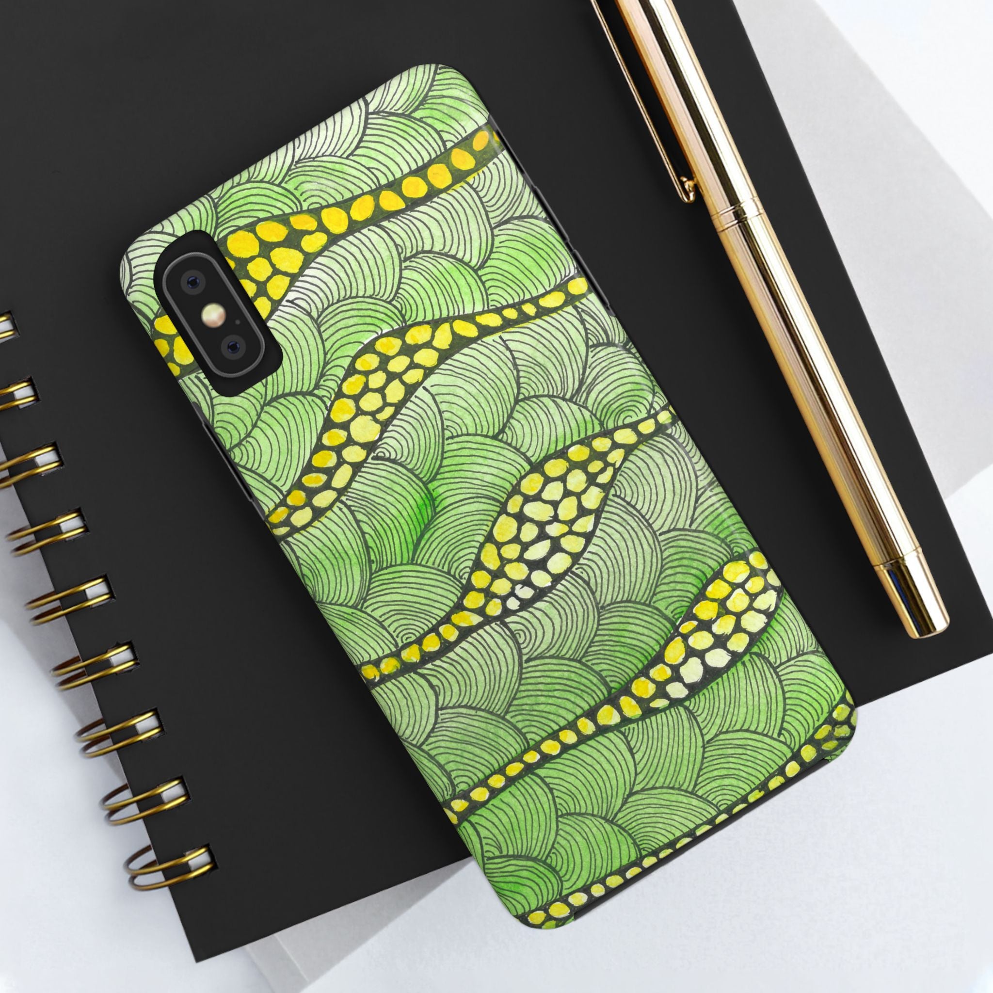 Tough Phone Case - All iPhones and Samsung Galaxys - Exciting Abstract Design #13 Watcha Thinking