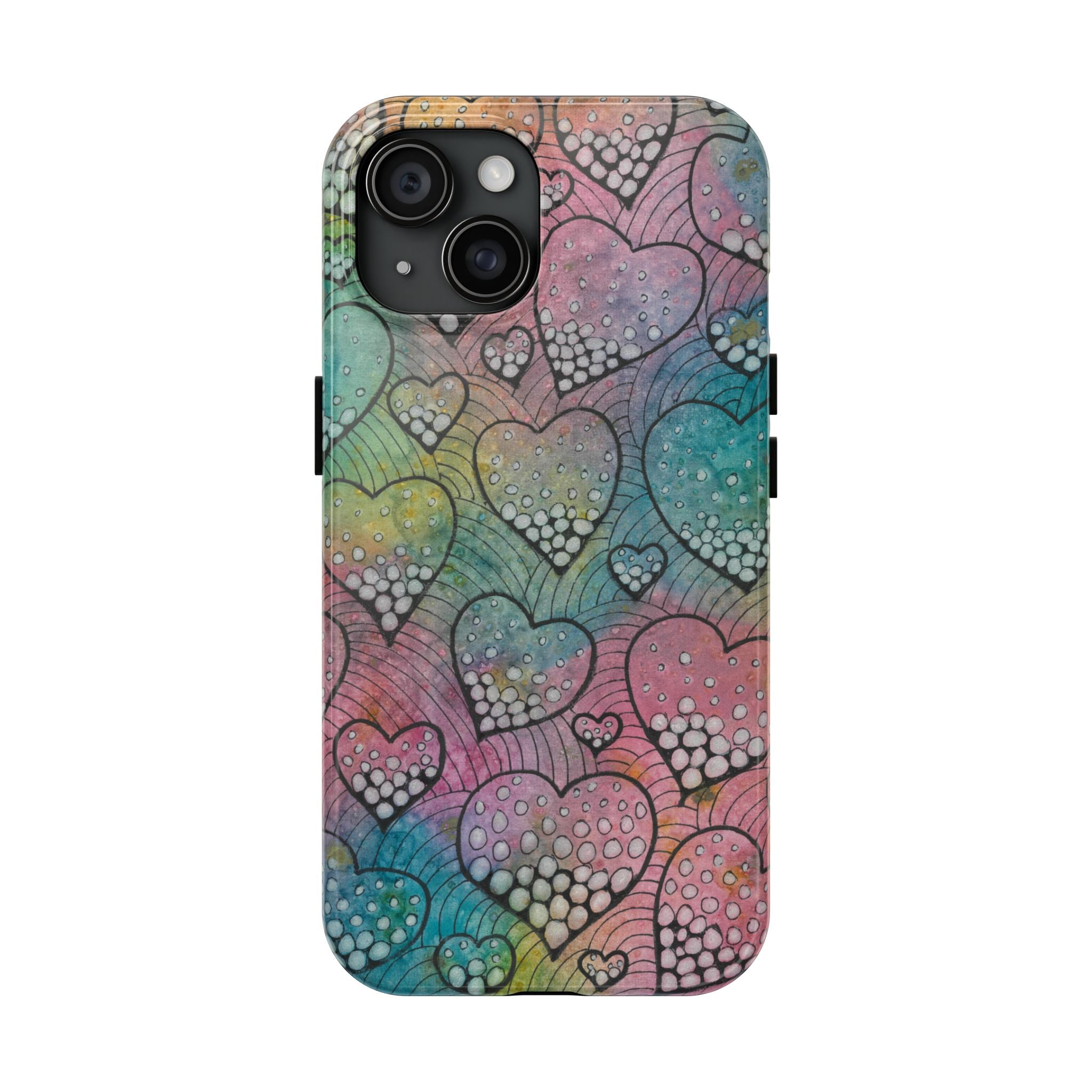 Tough Phone Case - All iPhones and Samsung Galaxys - Exciting Abstract Design #97 What's Love Got To Do With It