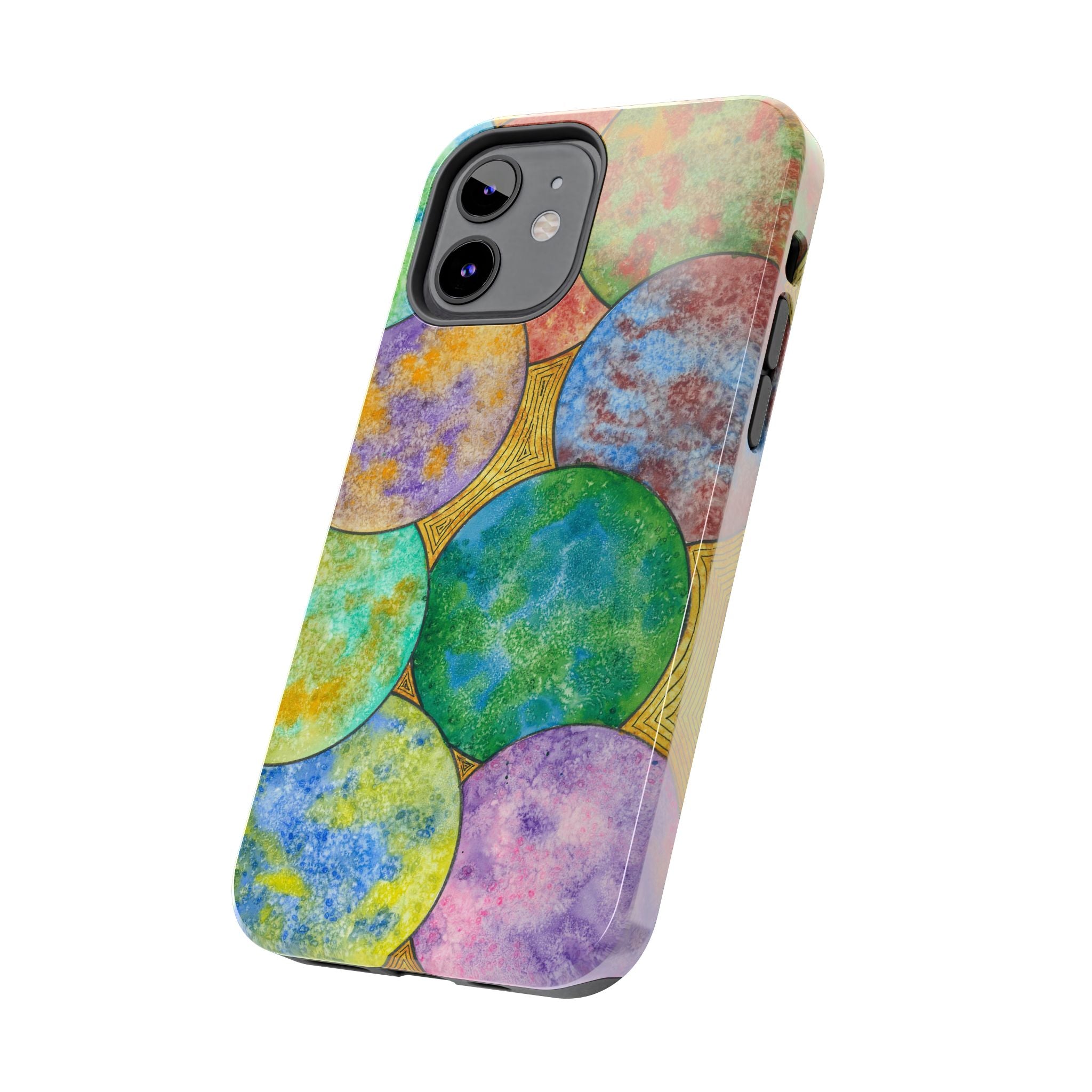 Tough Phone Case - All iPhones and Samsung Galaxys - Exciting Abstract Design #61 Worlds Apart