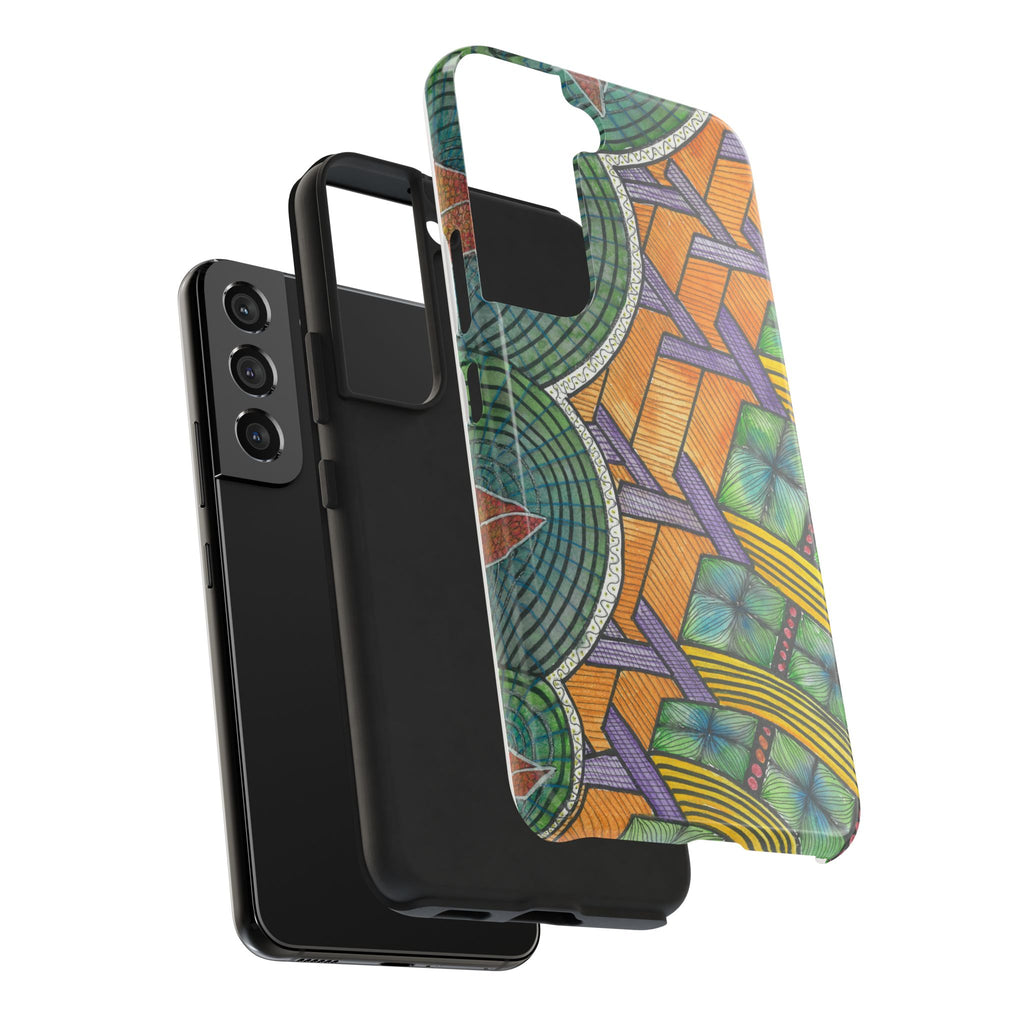 Tough Phone Case - All iPhones and Samsung Galaxys - Exciting Abstract Design #31 T'Eye Land