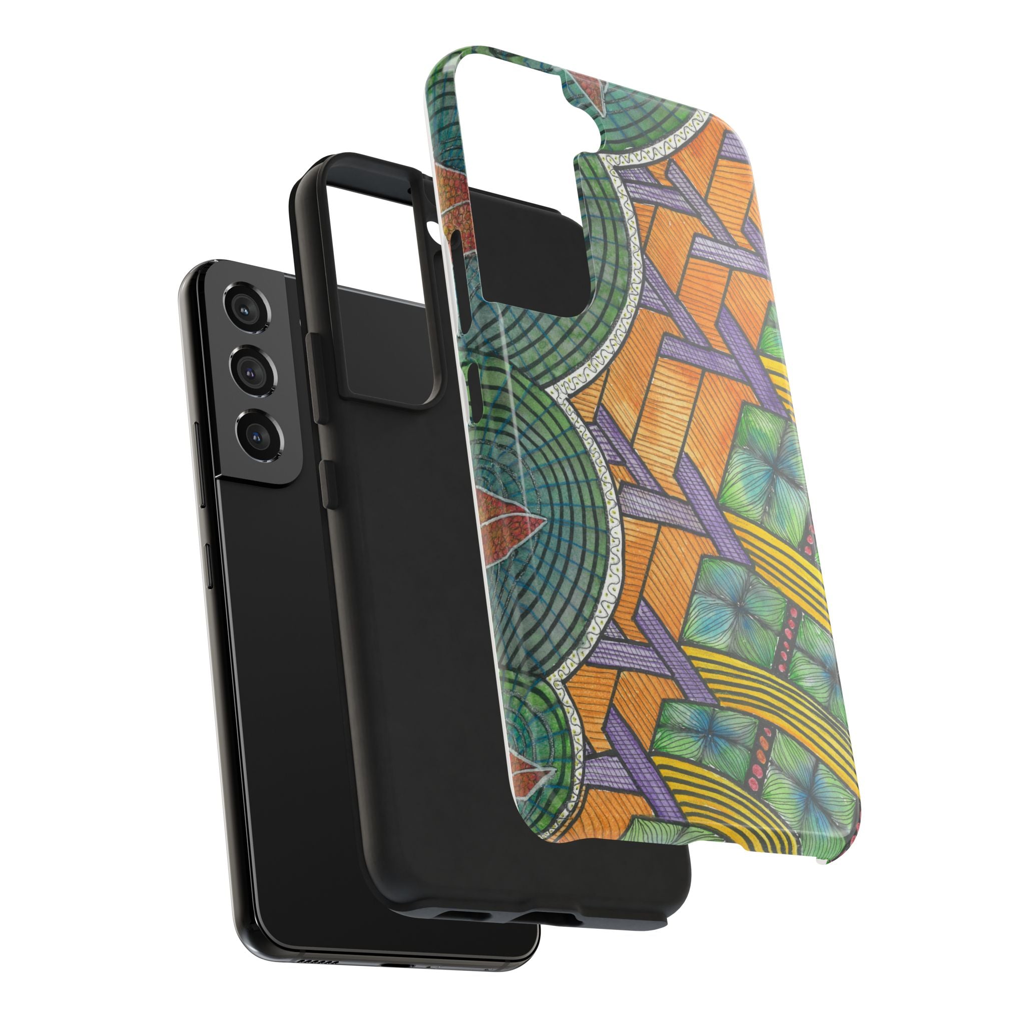 Tough Phone Case - All iPhones and Samsung Galaxys - Exciting Abstract Design #31 T'Eye Land