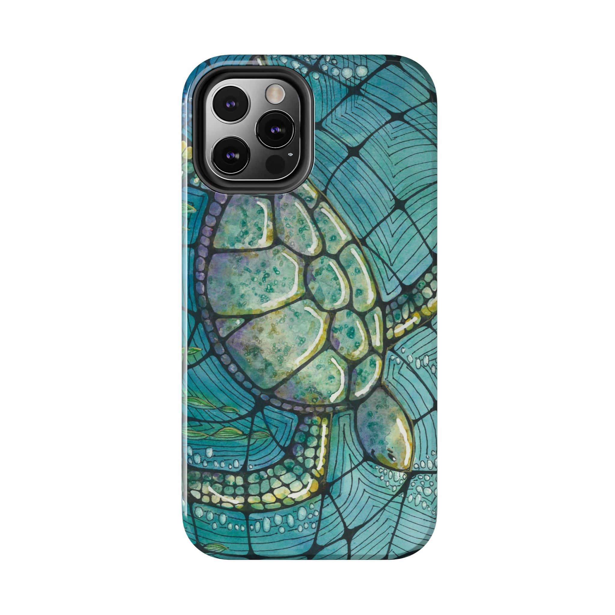 Tough Phone Case - All iPhones and Samsung Galaxys - Exciting Abstract Design #73 Turtling Along