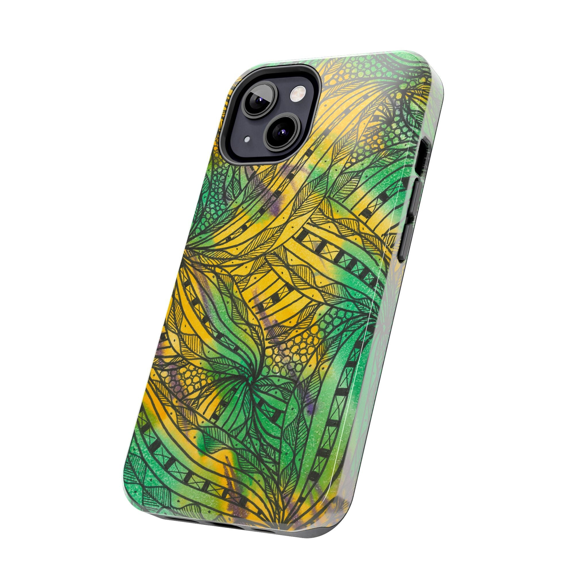 Tough Phone Case - All iPhones and Samsung Galaxys - Exciting Abstract Design #37 Shubbery!