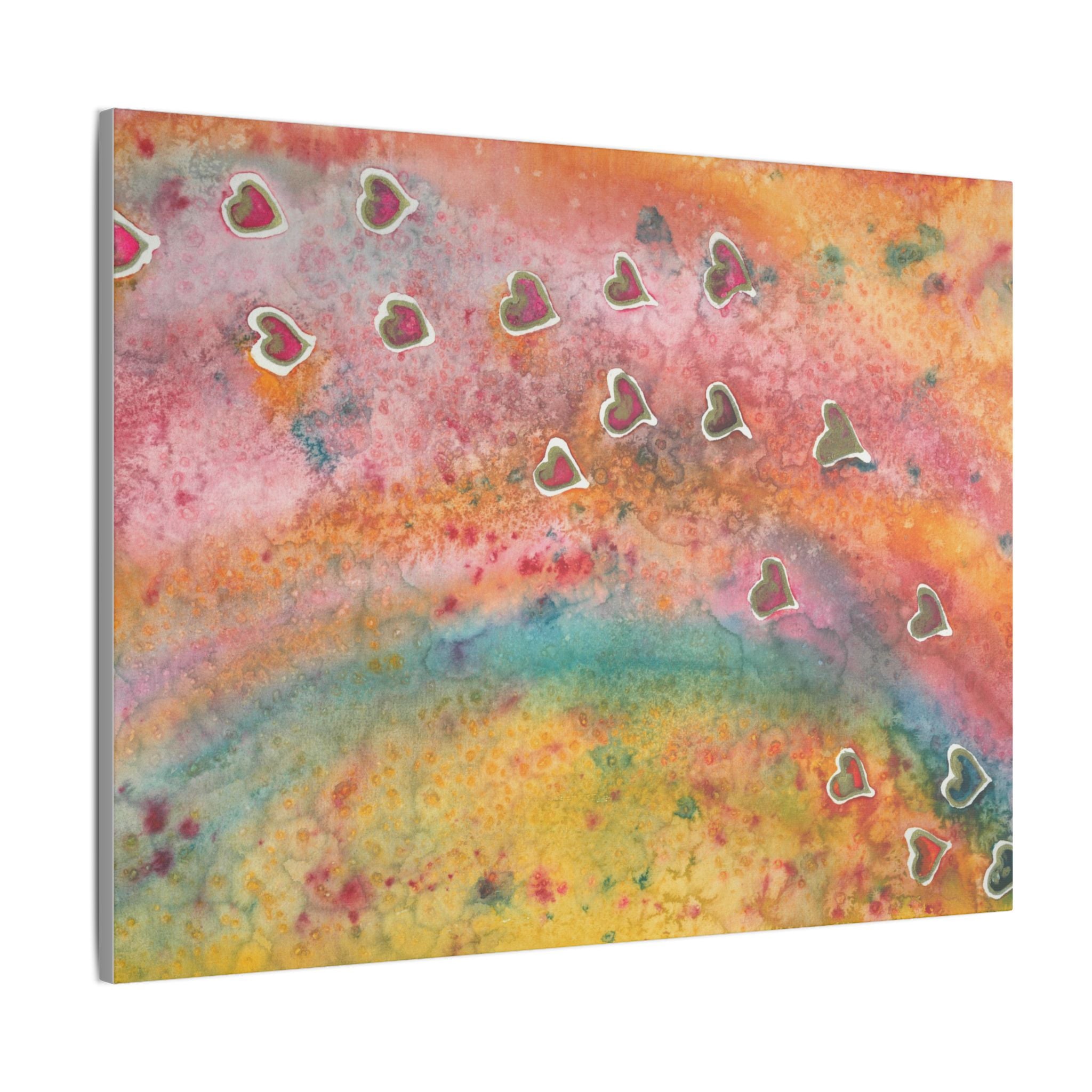 Large Colourful Wall Art, Canvas Prints, For Office, Bedroom or Living Room, or Special Gift #96 Love, Friendship, integrity
